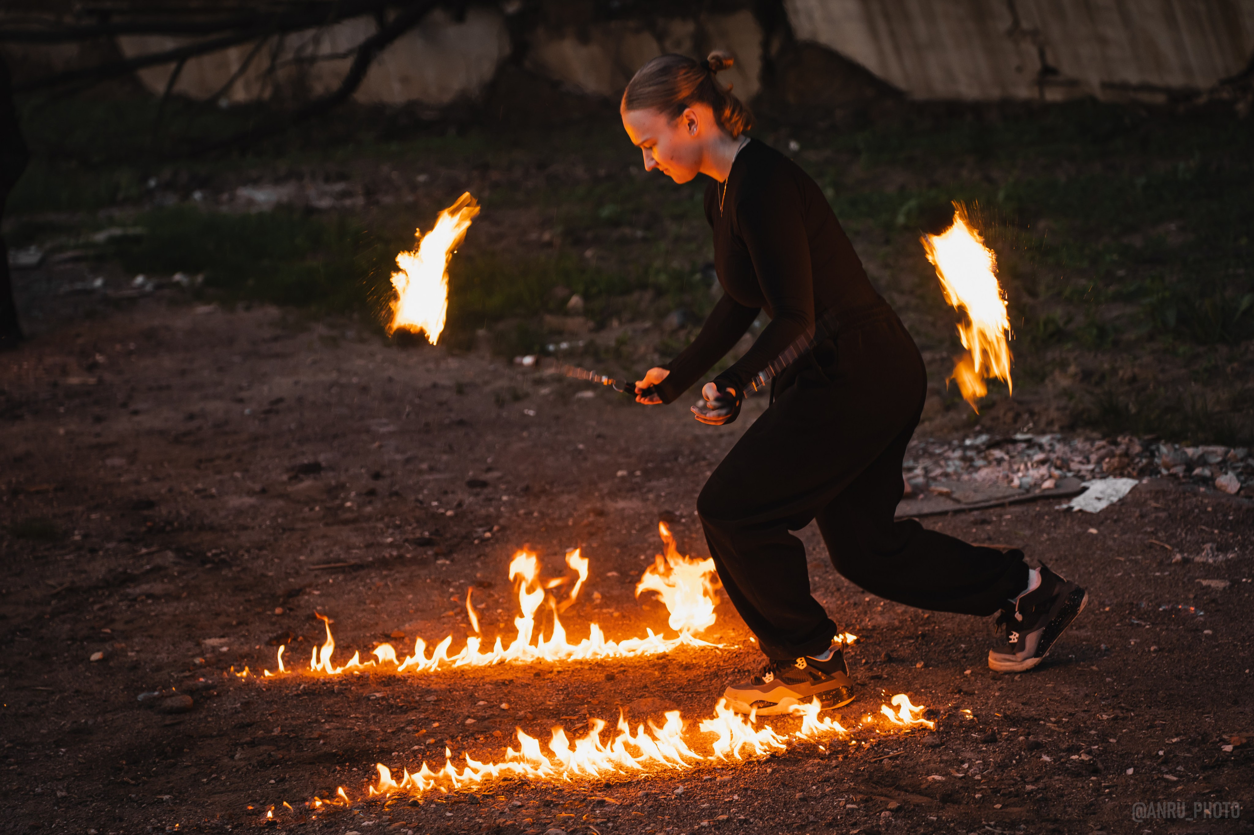 Огненная тренировка. Репортажный фотограф Анастасия Рубцова