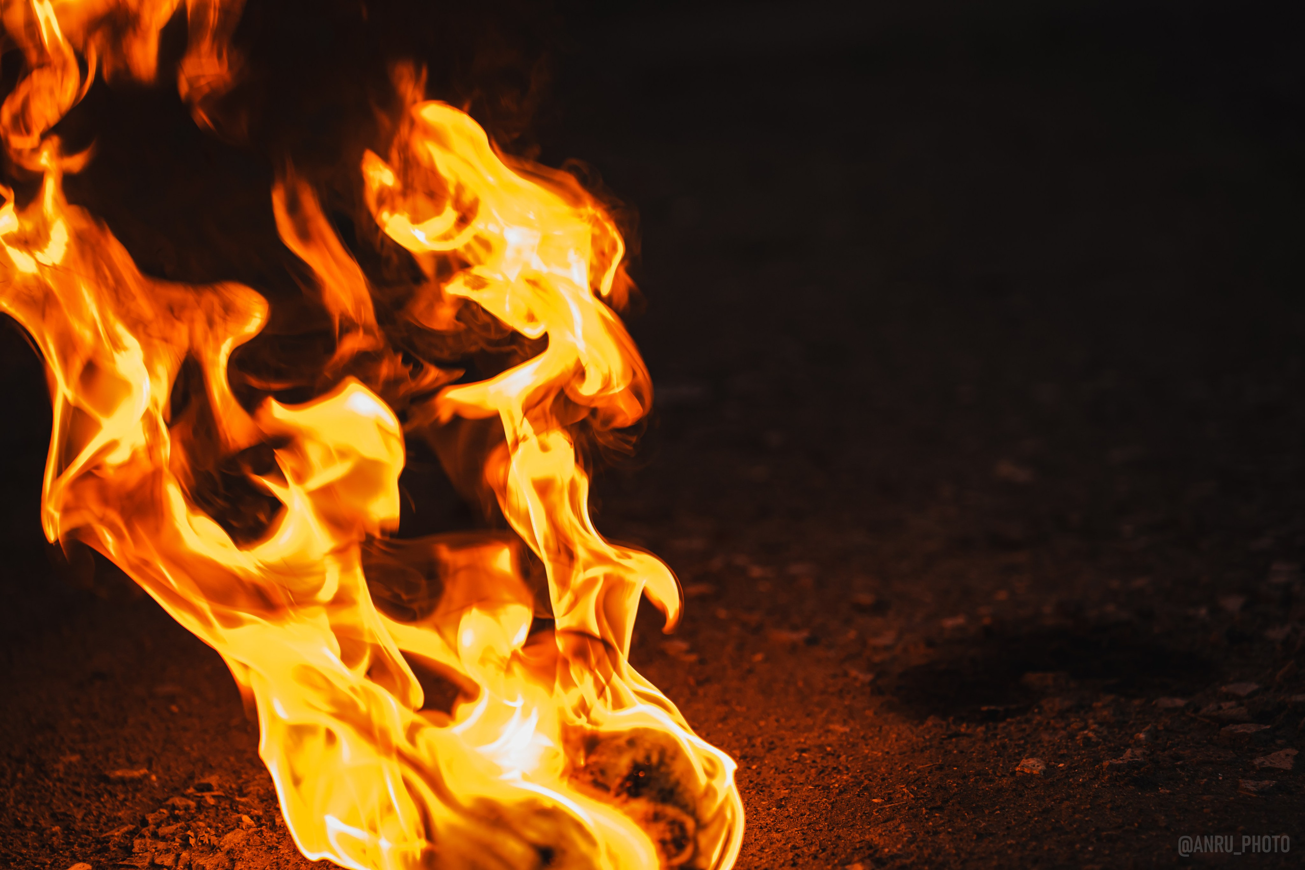 Огненная тренировка. Репортажный фотограф Анастасия Рубцова