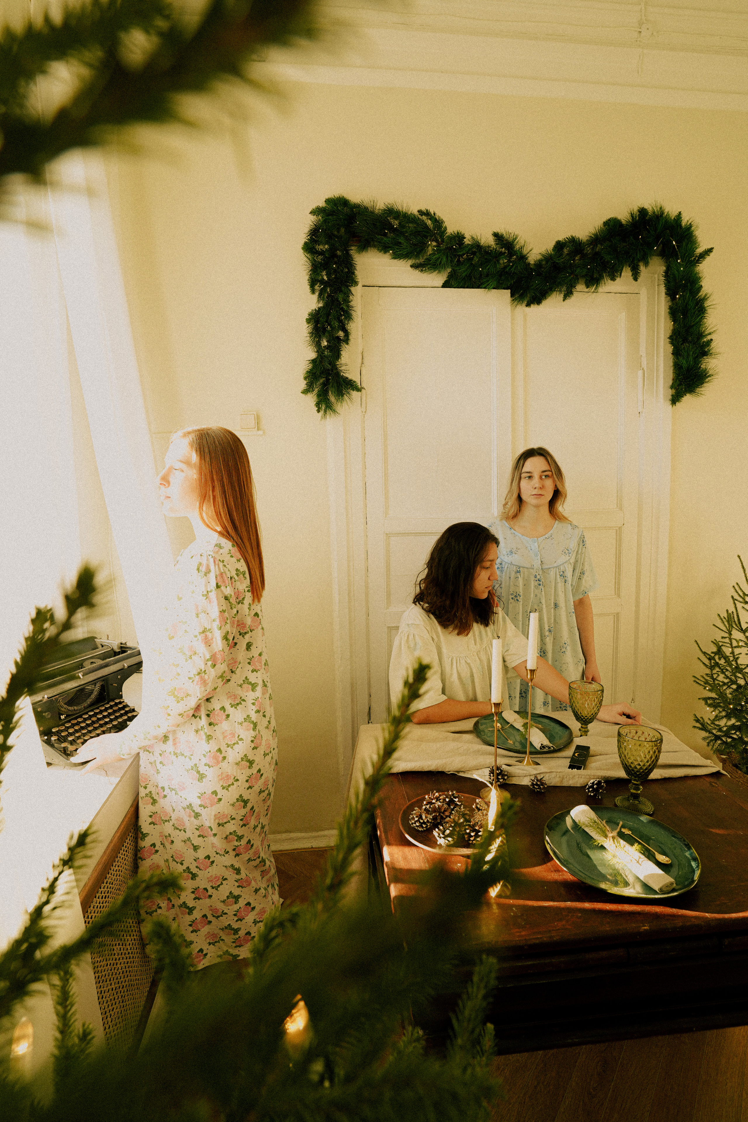 В ночнушках — Рождество. Фотограф — подружка!