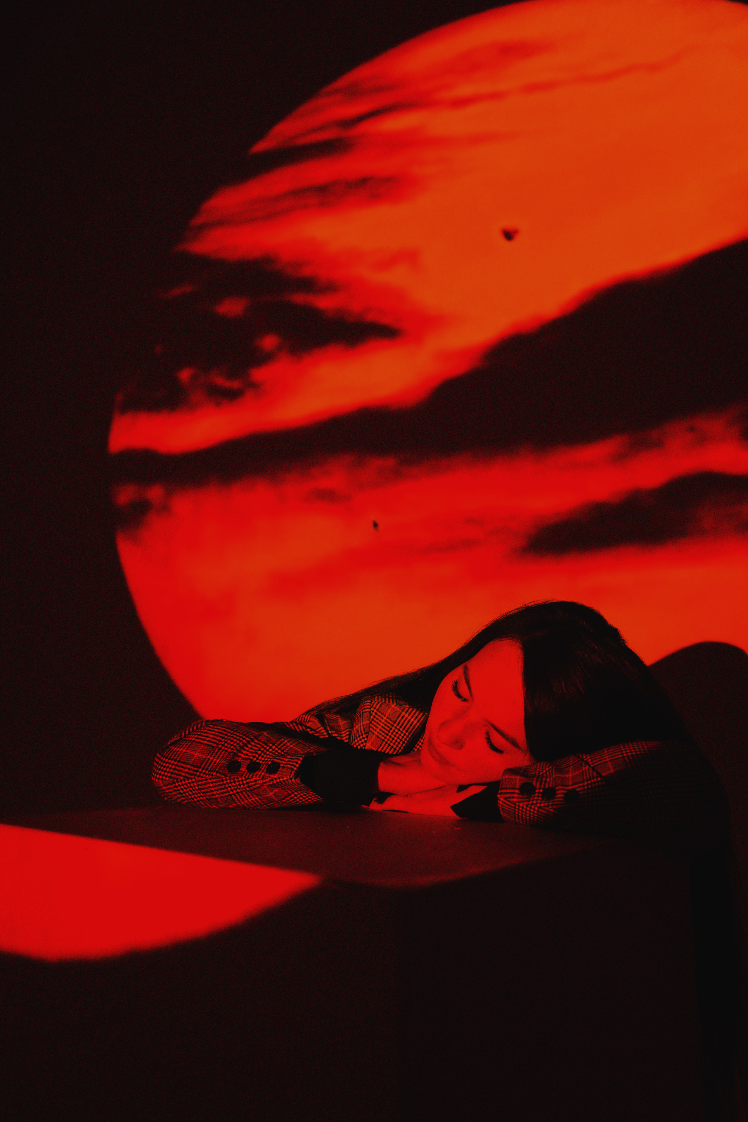 Анна и луна. Фотограф — подружка!