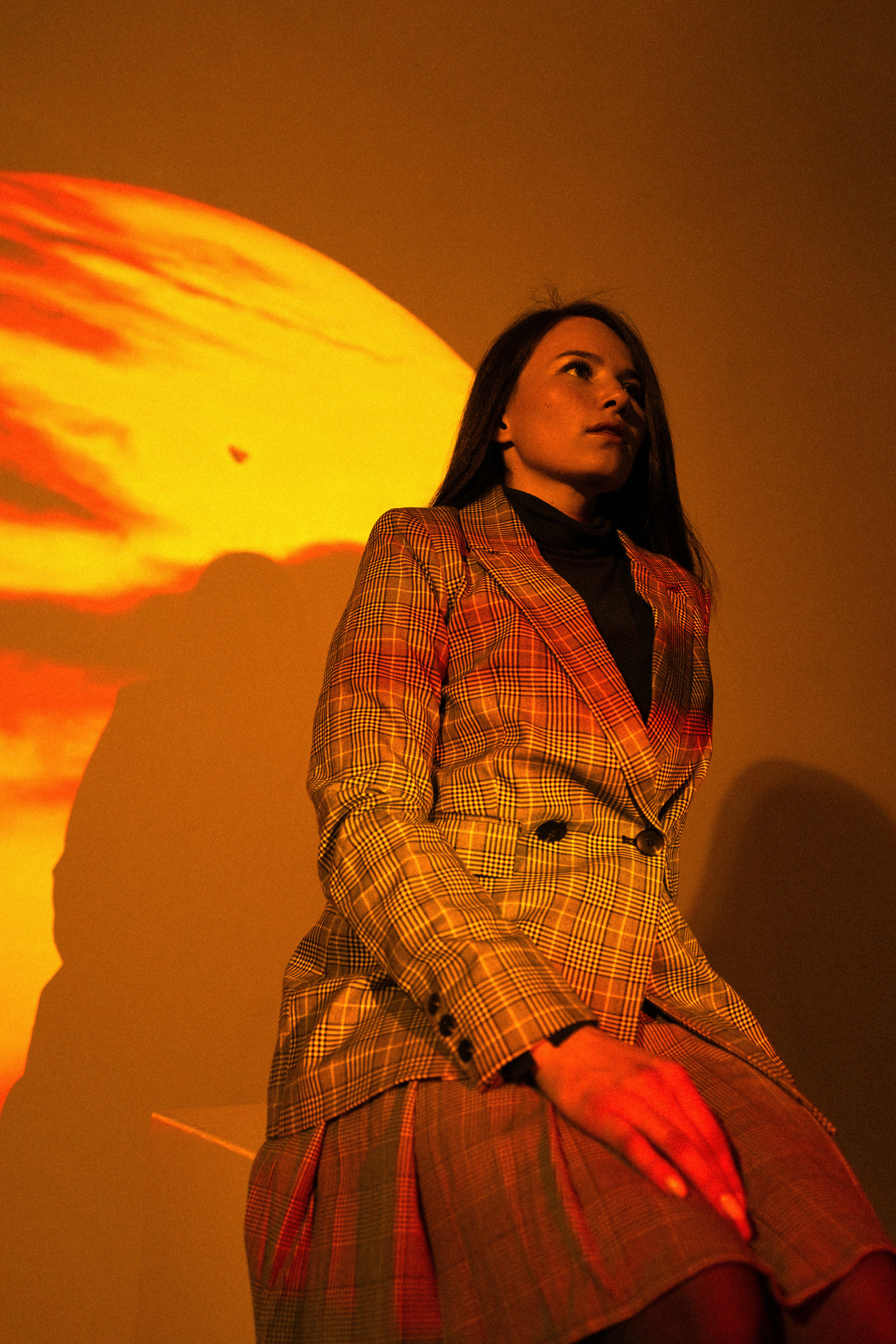 Анна и луна. Фотограф — подружка!