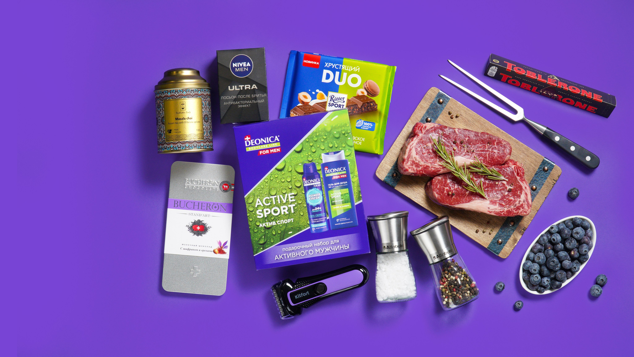 X5 Group баннеры для приложений на гендерные праздники. Фудфотограф, фудстилист и сет дизайнер в Москве Алена Синицына