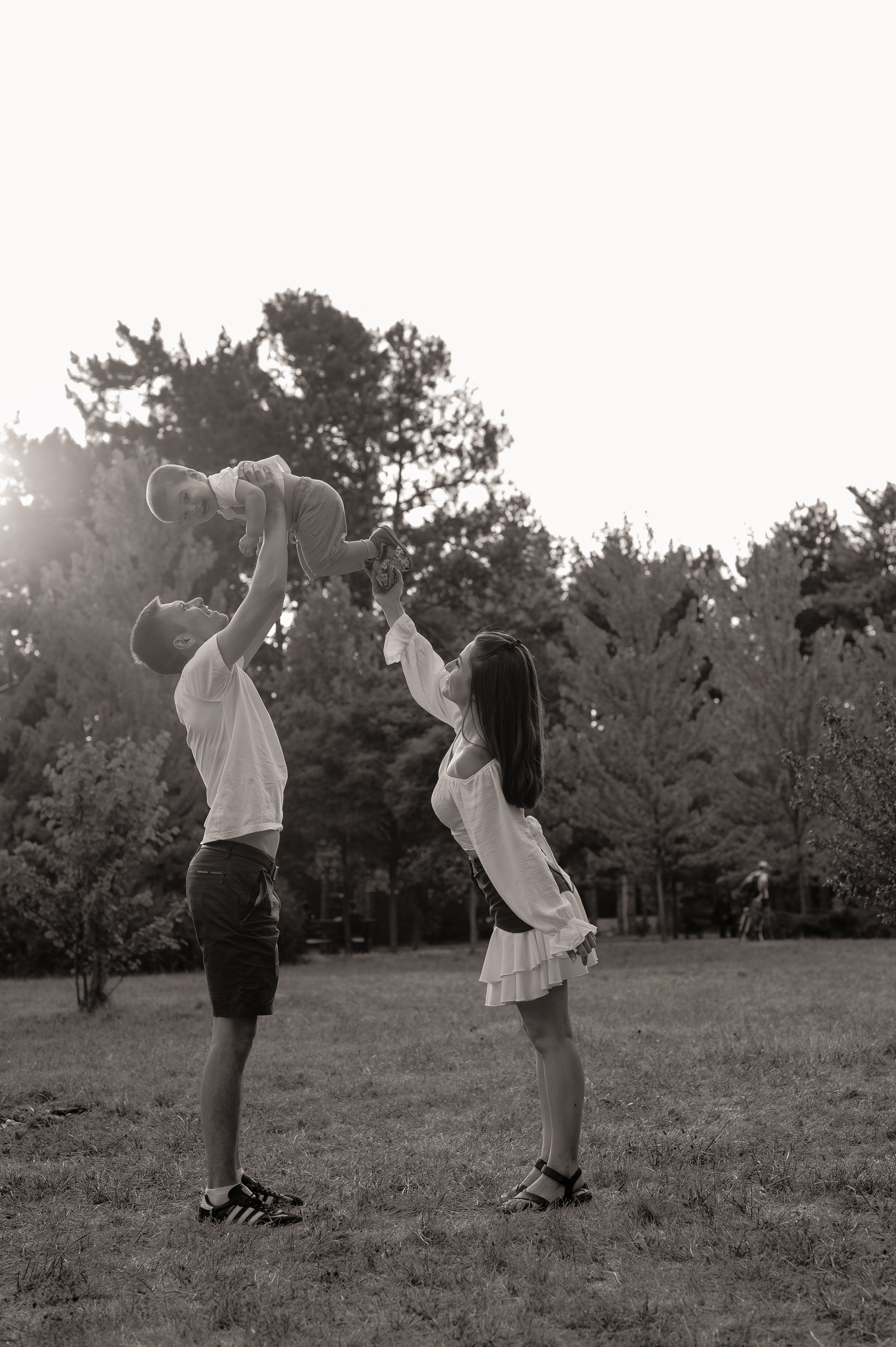 Летняя семейная фотосессия в парке. Свадебный и семейный фотограф в Краснодаре Алина Мельник