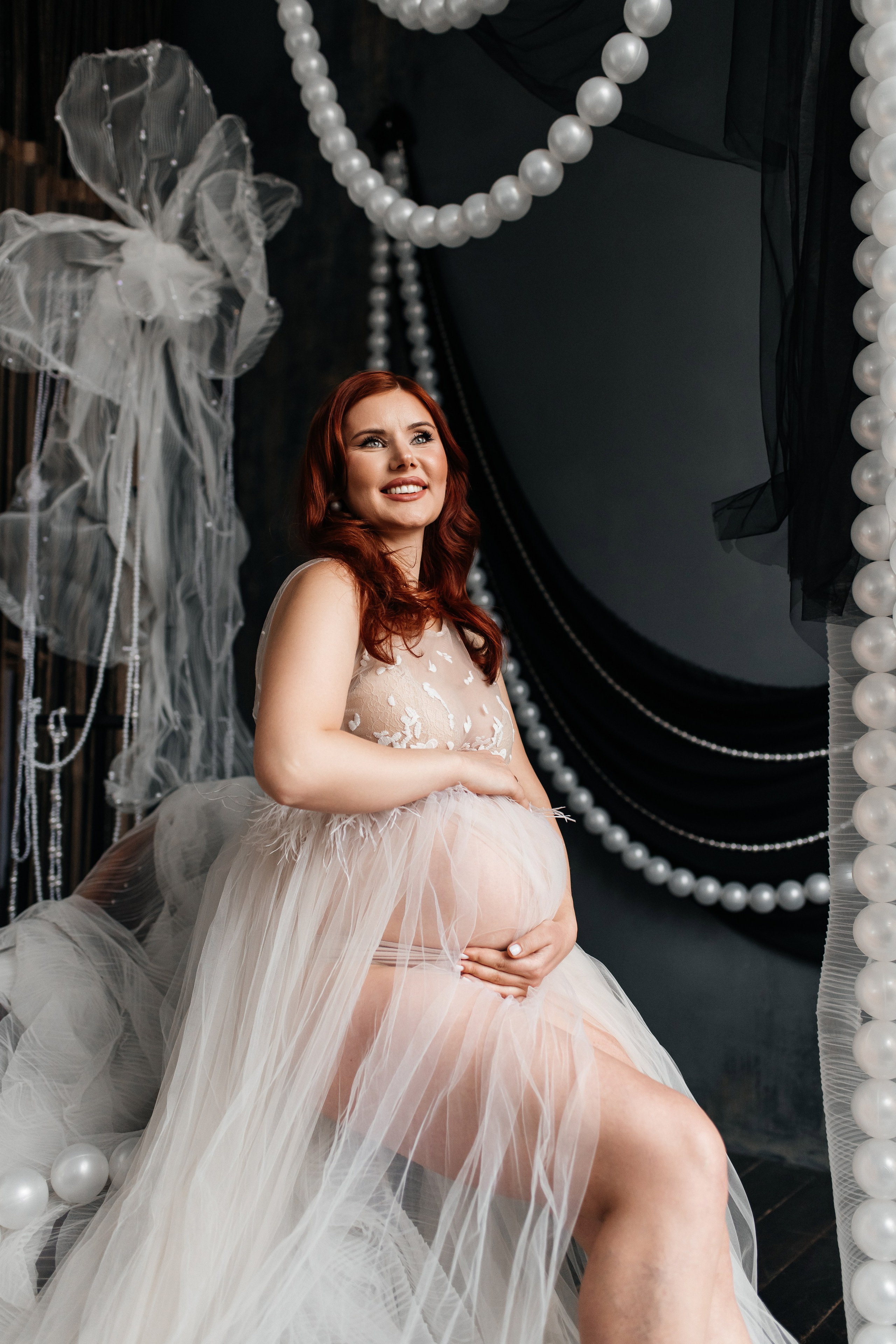 «Мягкость ожидания: в струящихся тканях и украшениях». Фотограф в Москве/Зарайске Шахова Марина