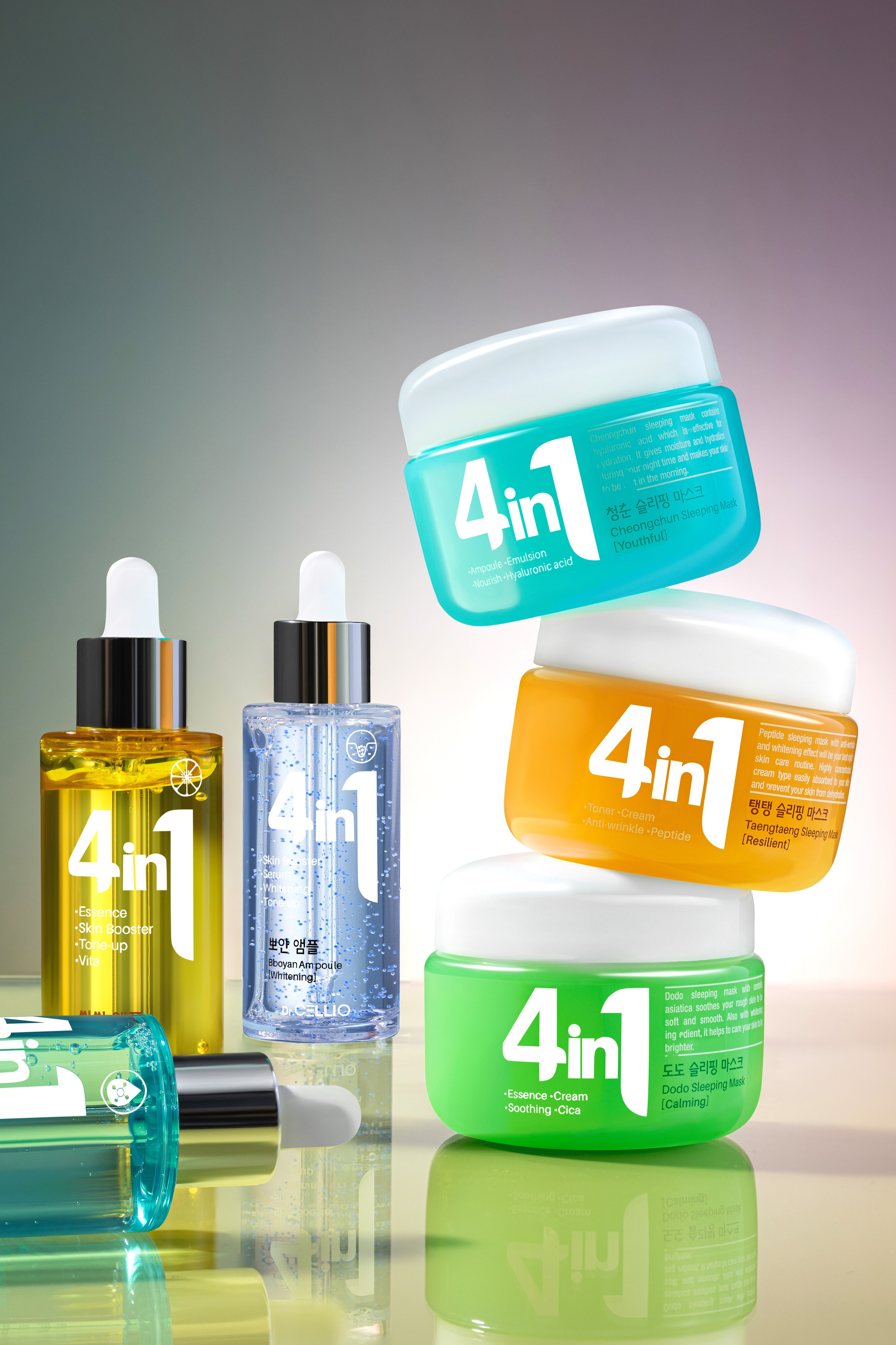 Косметика 4 in 1. Предметная фотосъемка в Москве. Предметная фотостудия Москва