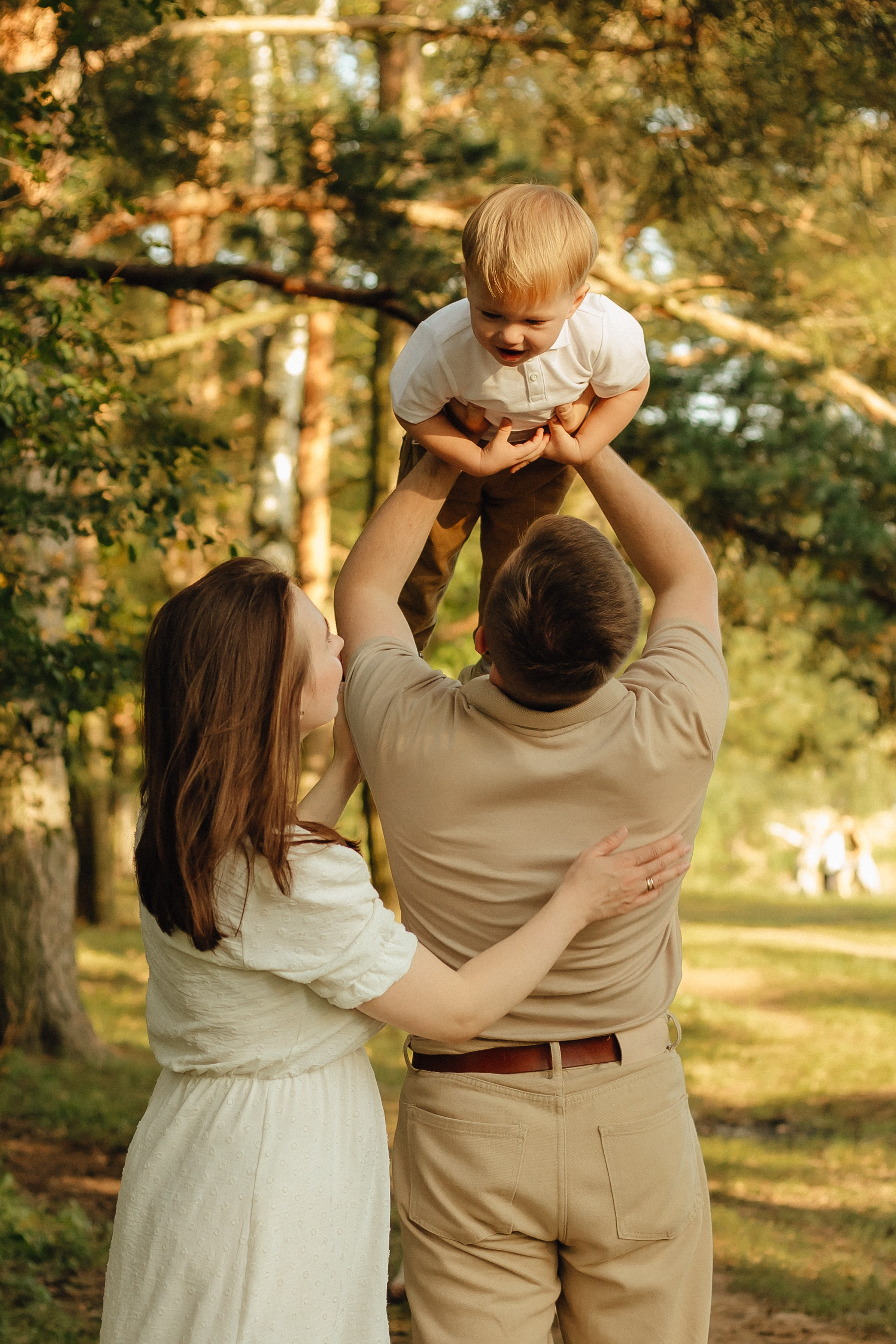 Екатерина с мужем и сыночком. Семейный фотограф в Москве и Московской области Лазутина Валентина