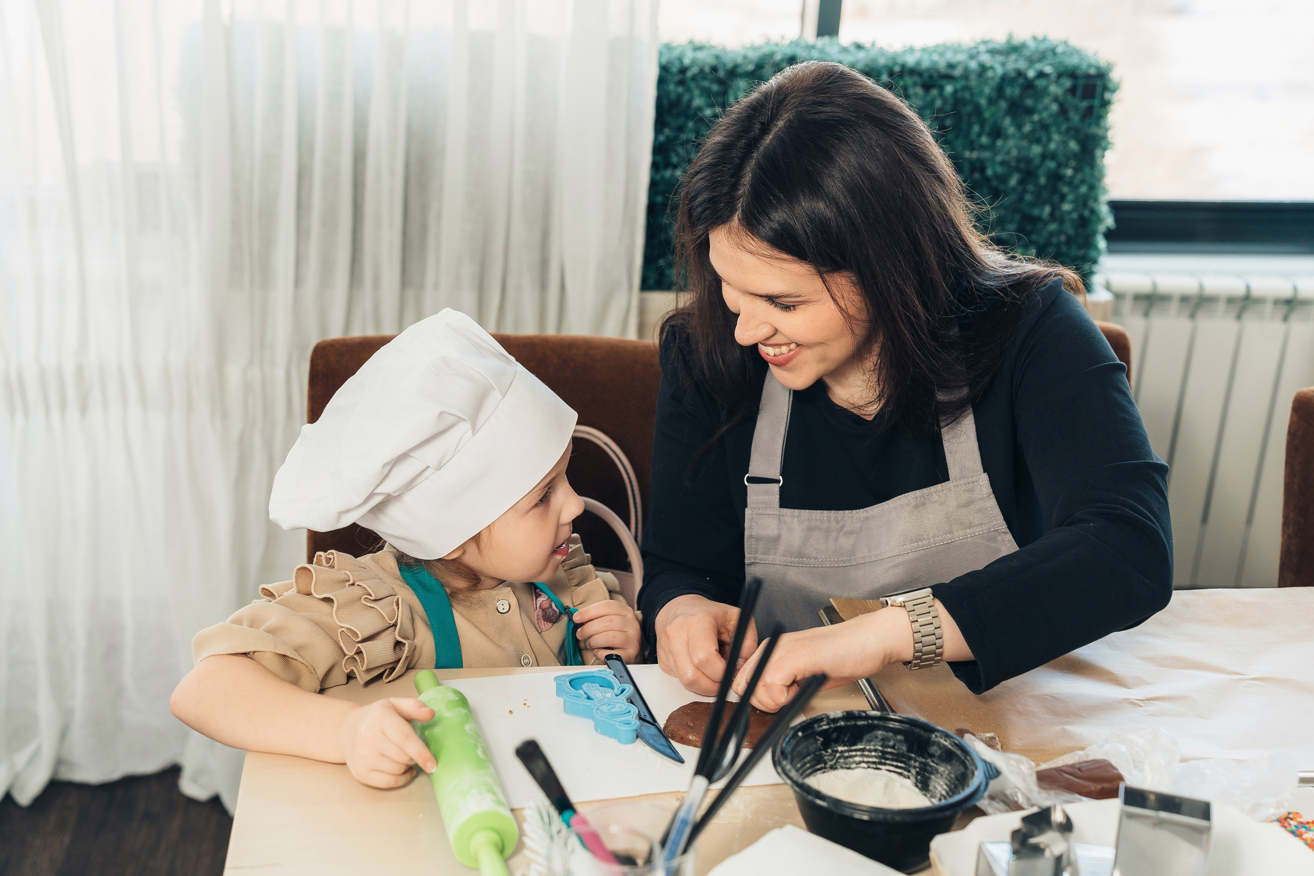 Детский мастер-класс в Panorama Steak House.