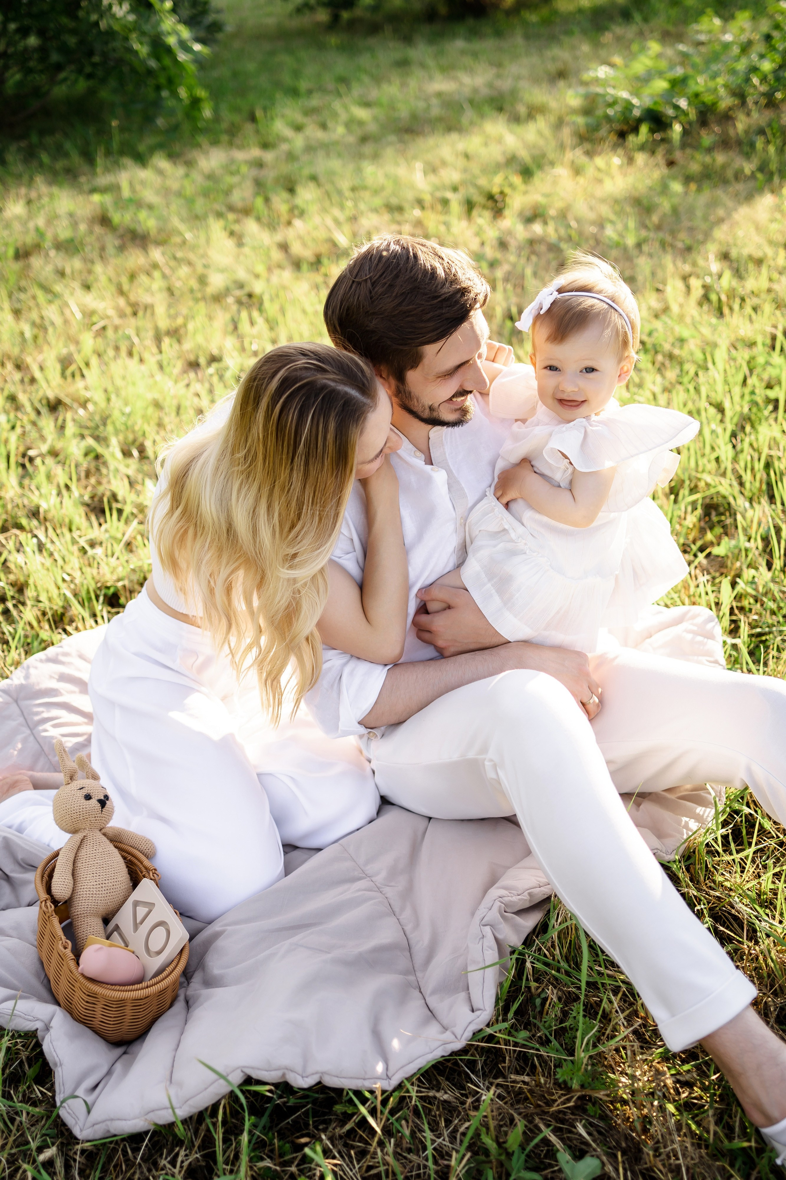 Олеся, Денис и Даниэла. Свадебный фотограф в Москве Яна Деньгина
