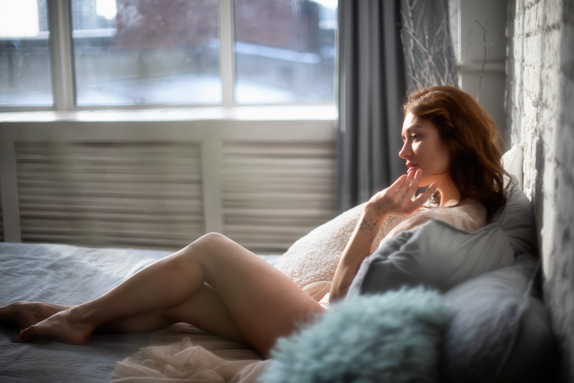 Будуарная фотосессия в Москве. Портретный фотограф Белград Матвей Кармаков