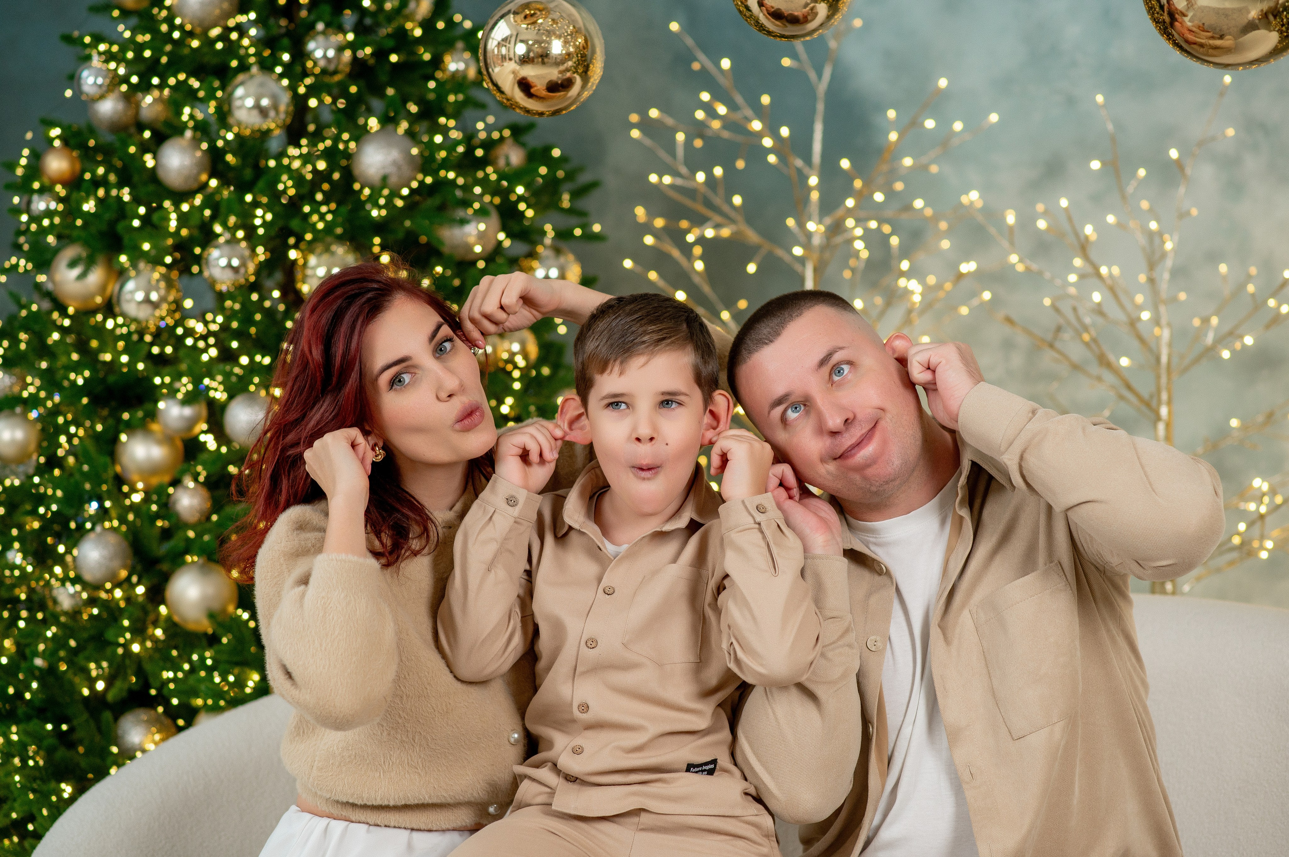 Семейная съемка, новый год. Фотограф Юлия Куталова | Краснодар