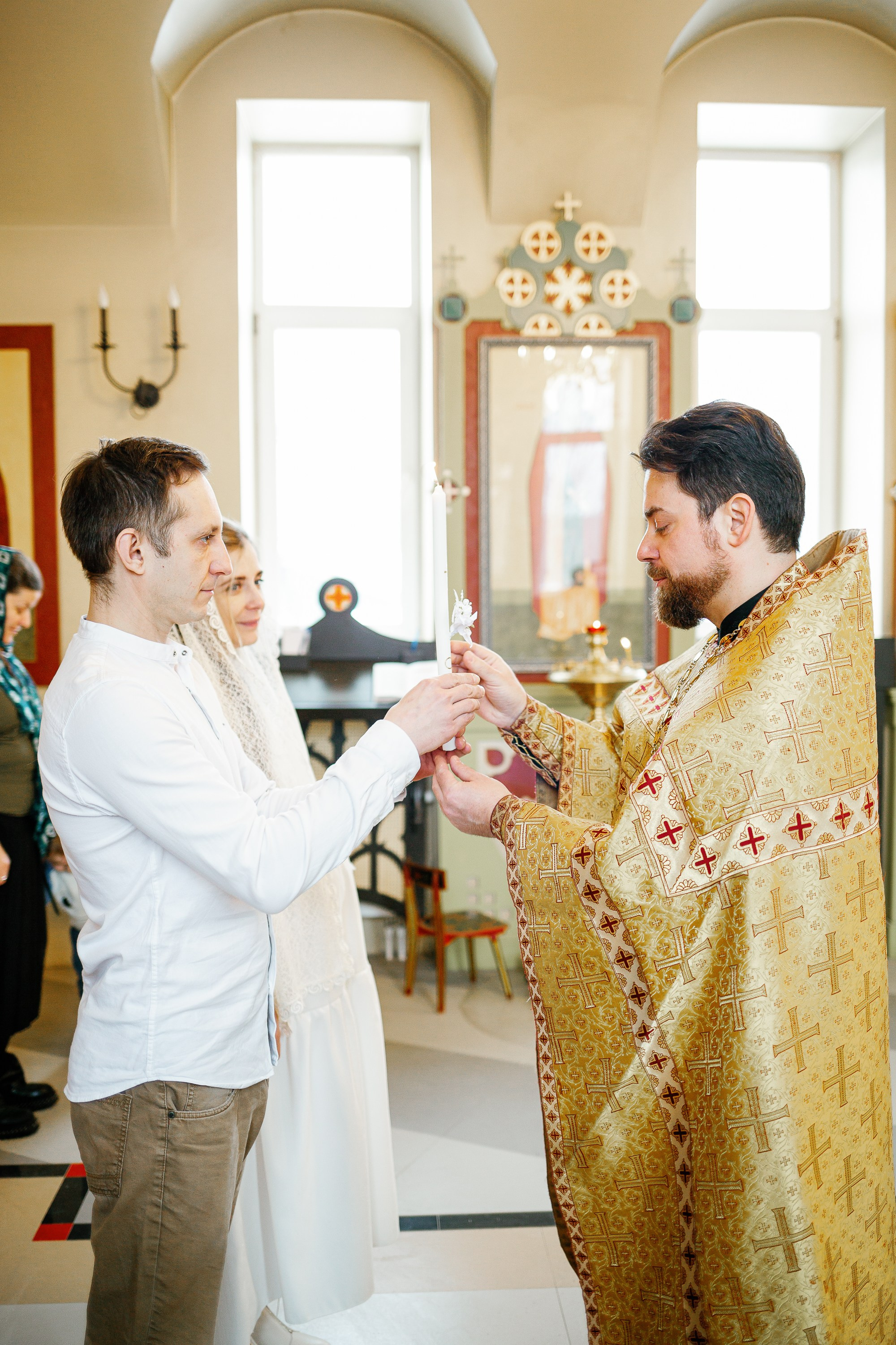 Венчание семейной пары