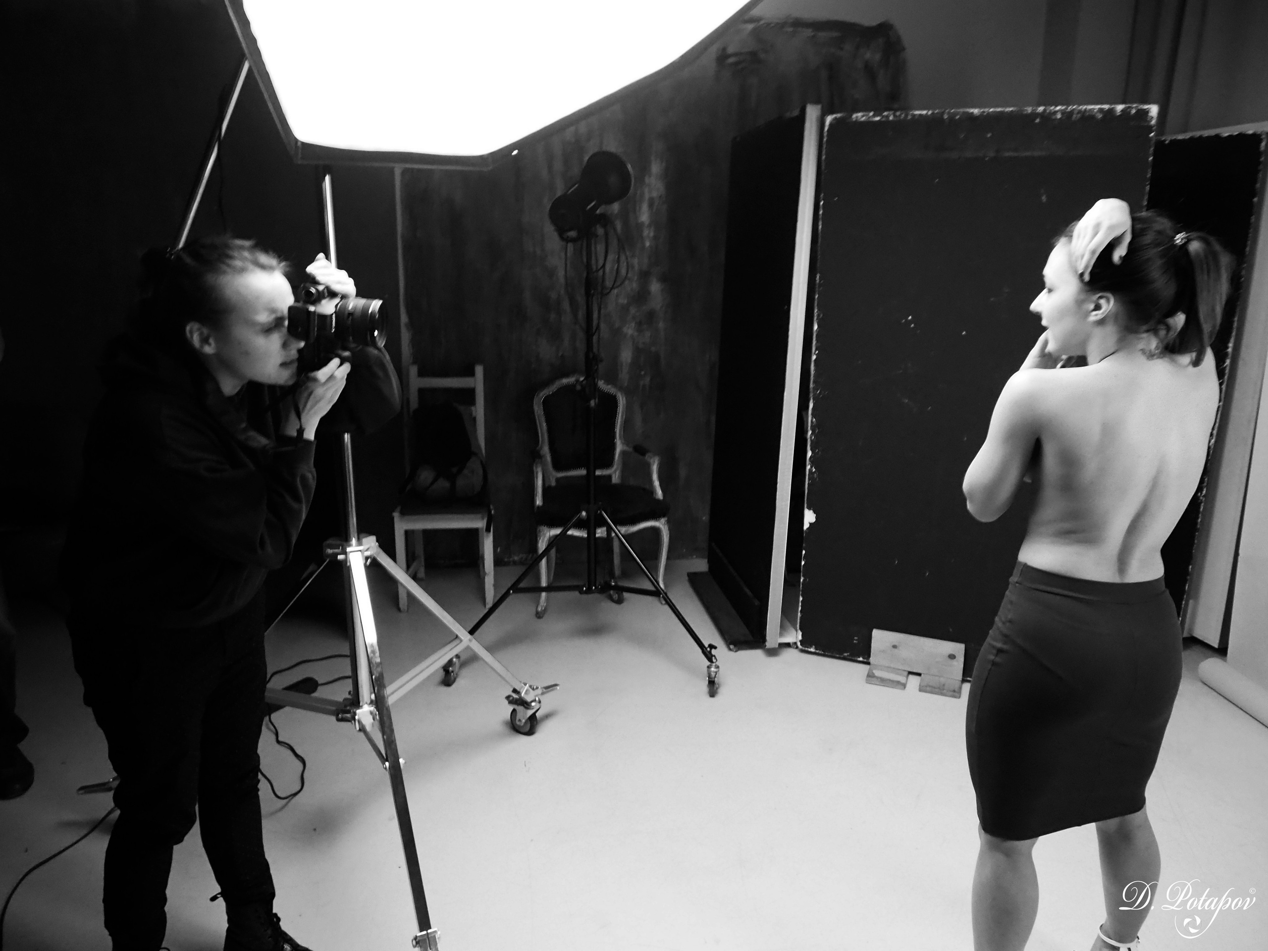 Бэкстэйдж 2. Московский фотограф Дмитрий Потапов