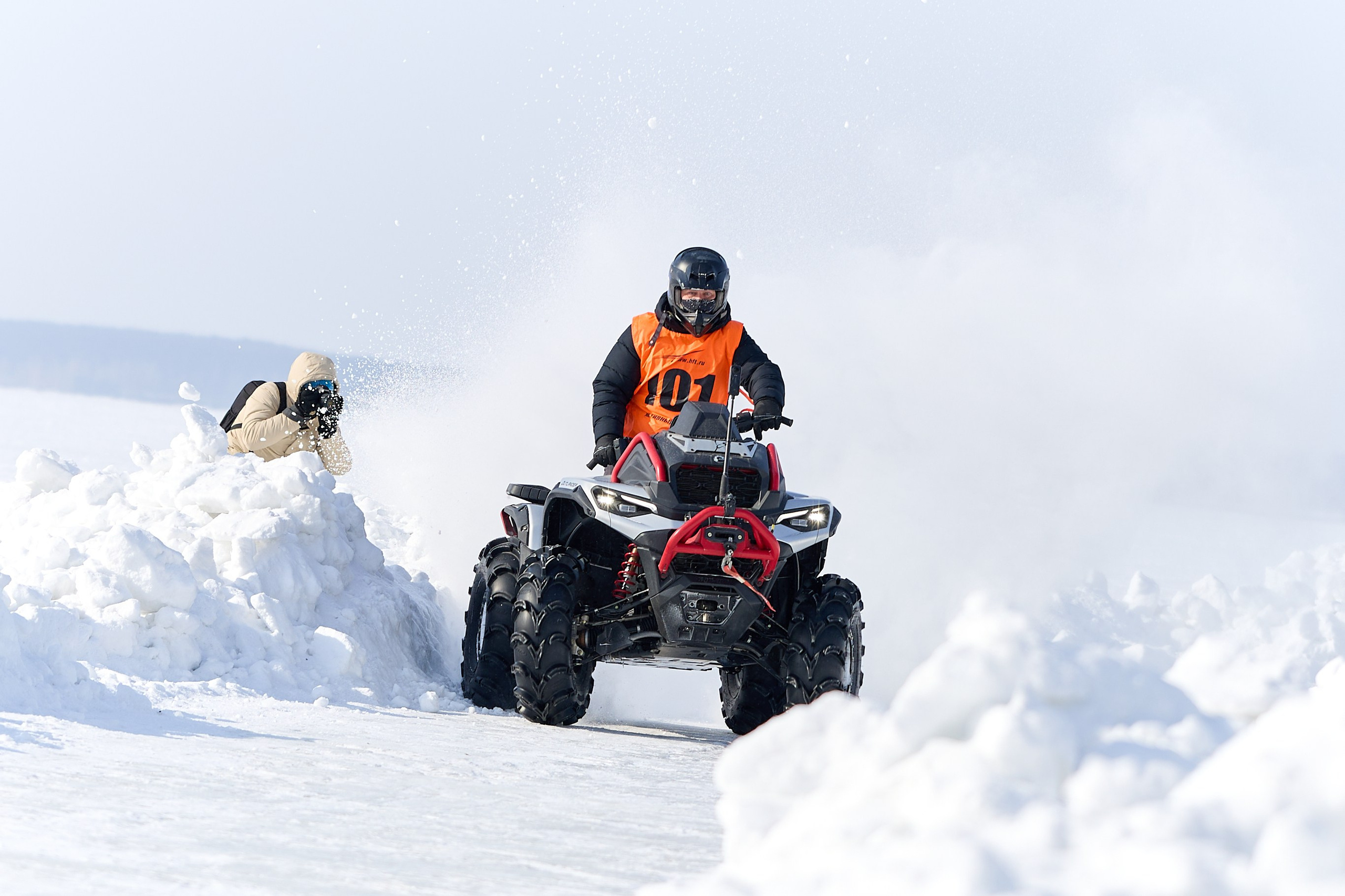 Топим Лёд — 2026. Соревнования на квадроциклах. Фотограф в Новосибирске Алена Скокова