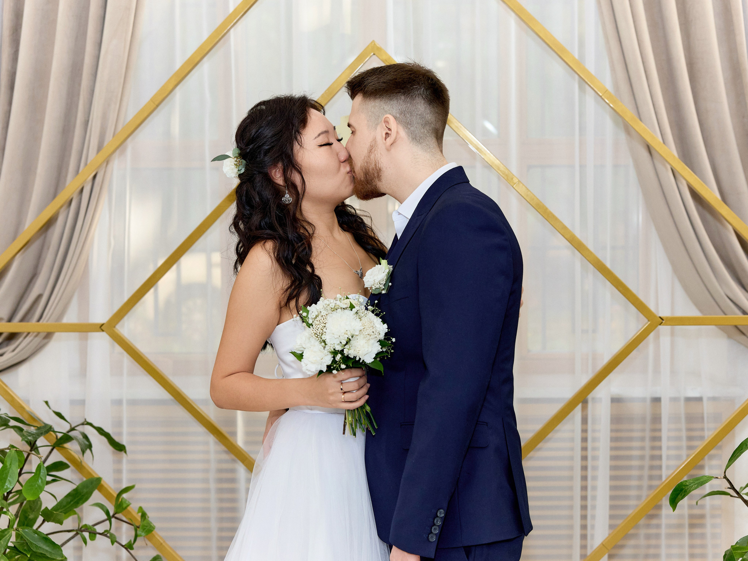 Регистрация брака в Кутузовском ЗАГСе в Москве Александры и Феора