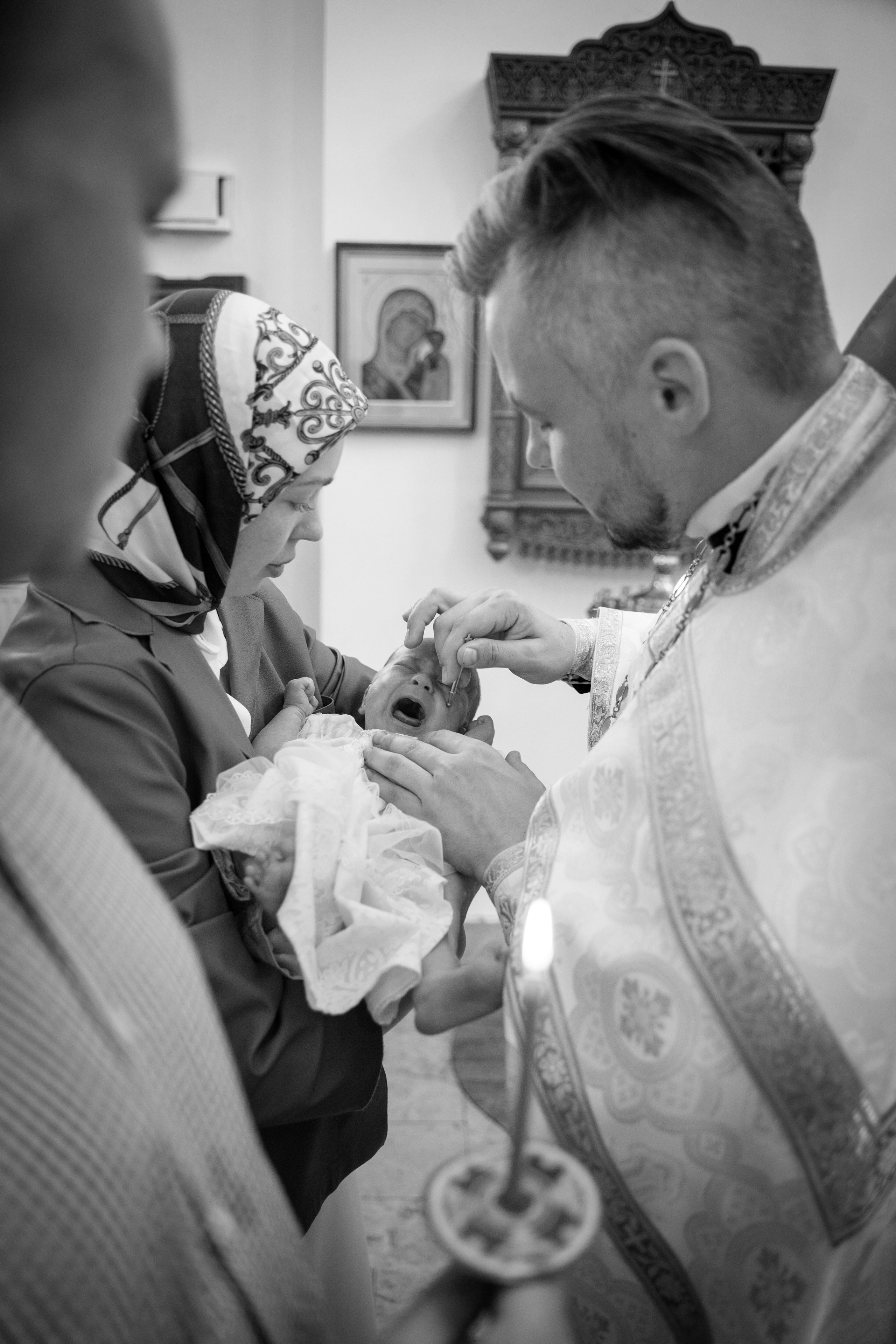Крещение Александры. Фотограф Мария Орлова