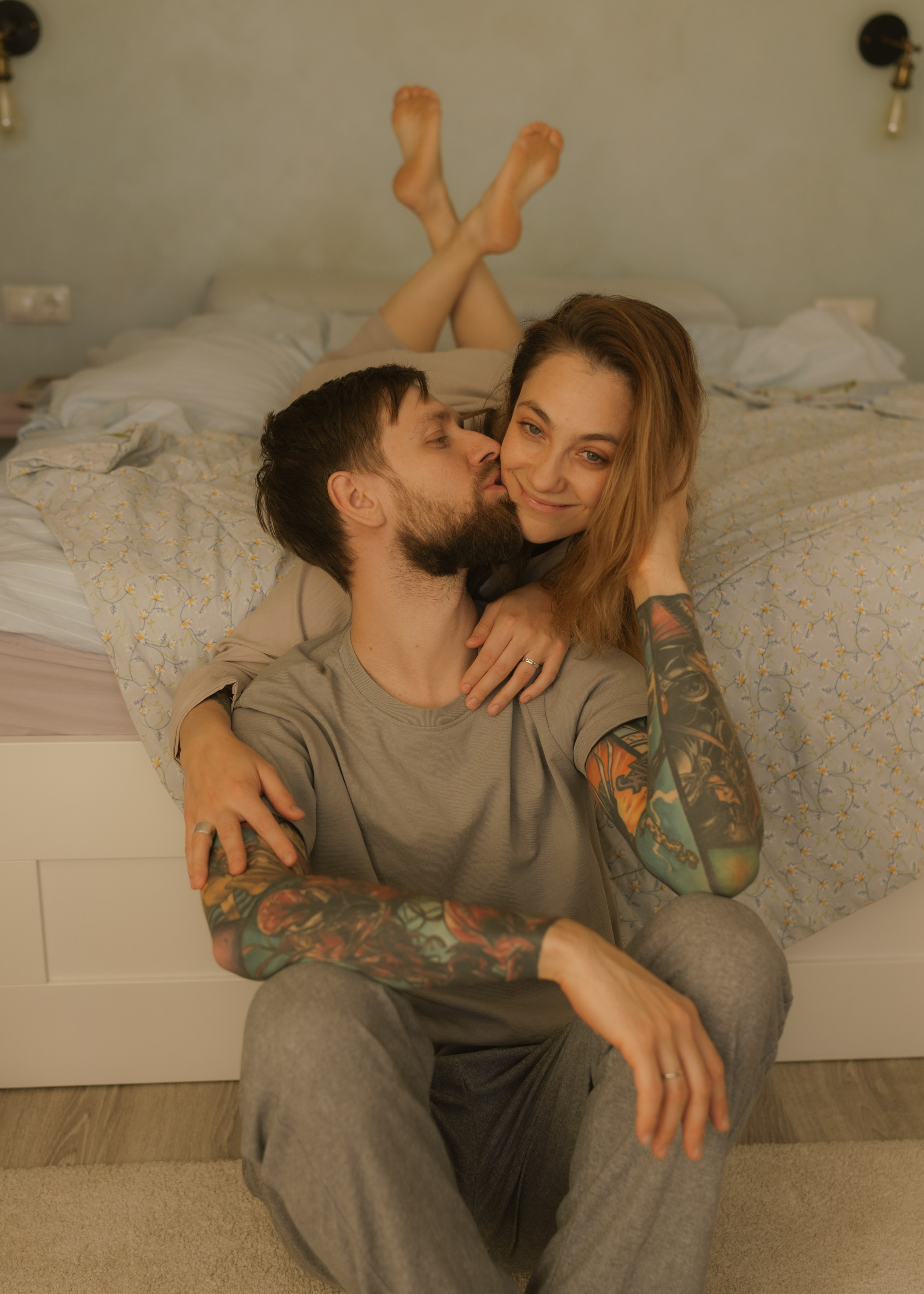 Катя и Андрей | домашняя. Фотограф в Новосибирске Диана Ильиных