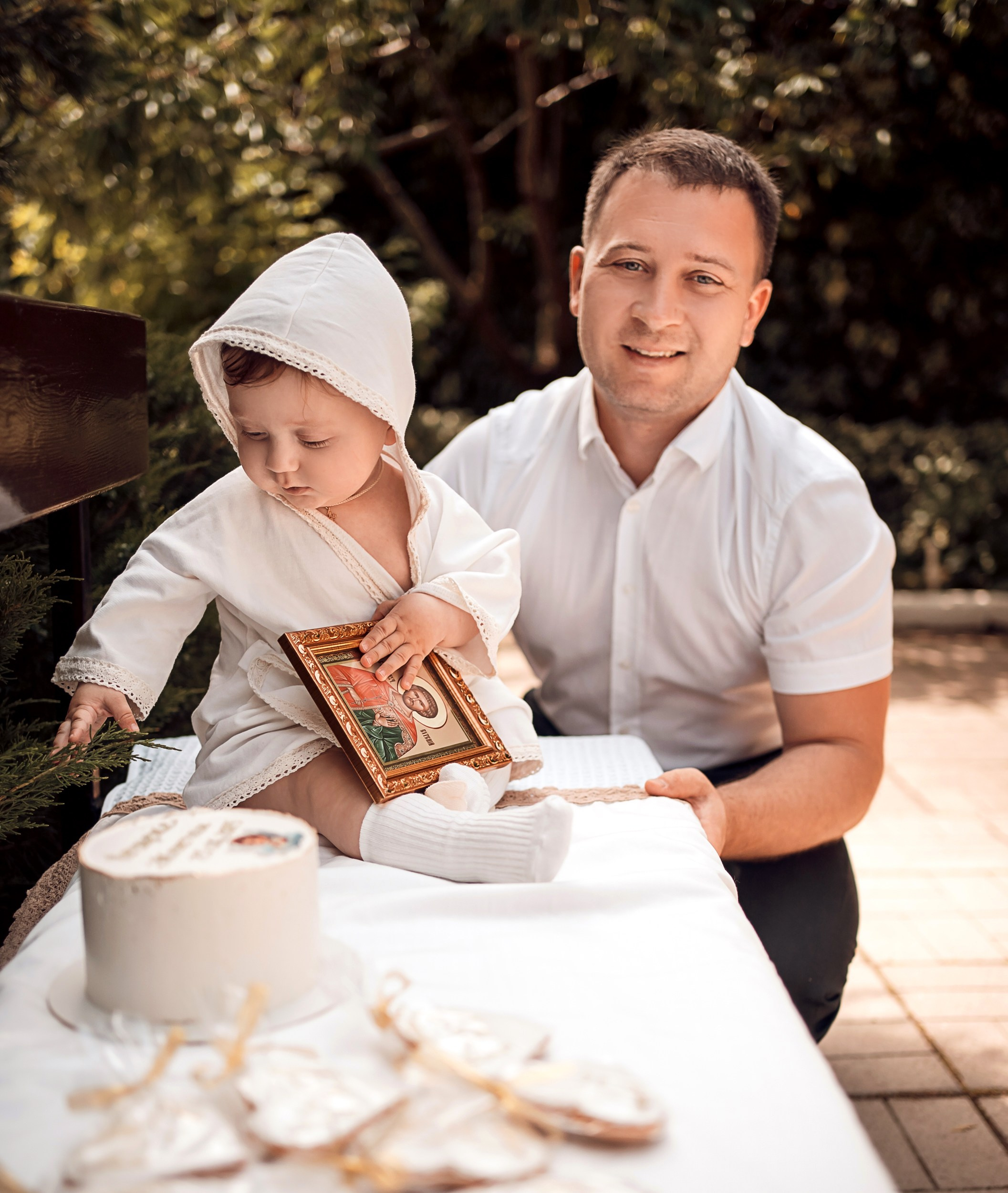 Крещение в храме Прп.Сергия Радонежского с. Орлиное. Церковный фотограф Севастополь