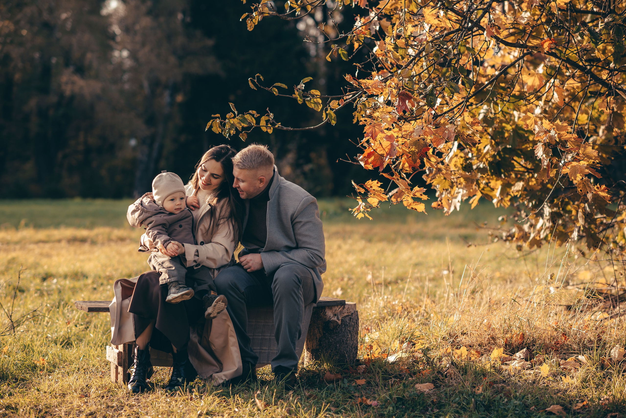 Осень в парке. Семейный фотограф в Домодедово и Москве Елена Пичугина