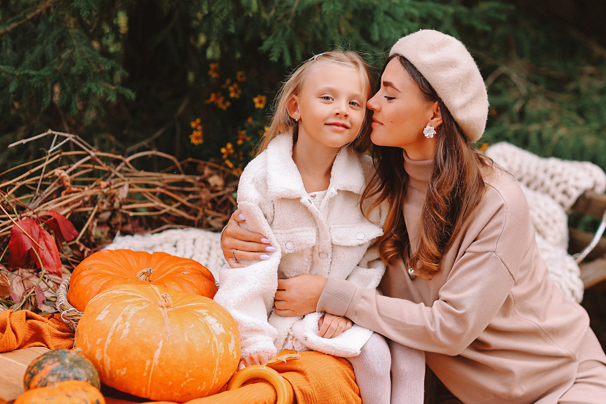 Тыквы. Семейный фотограф Тюмень, фотограф на роды Салмина Мария