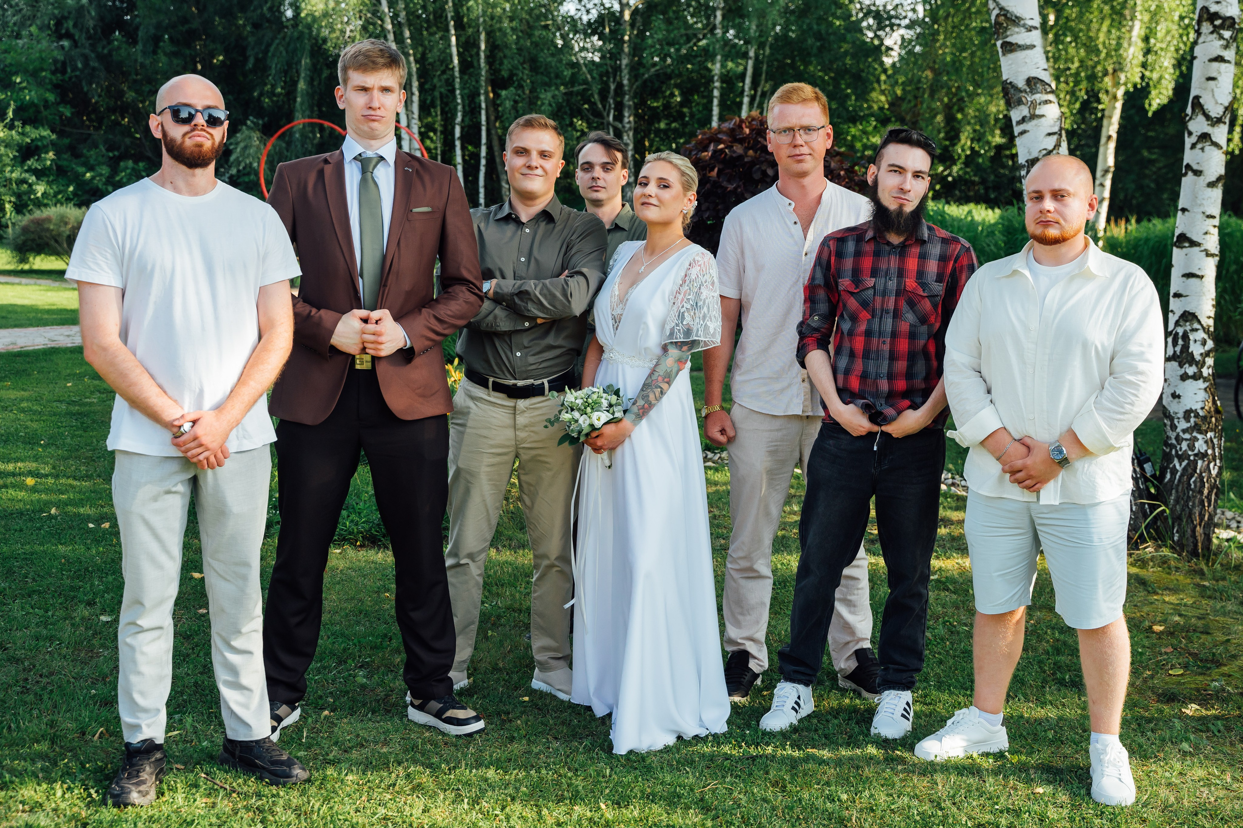 Дмитрий и Елизавета — свадебный день 25.07.2025. Свадебный фотограф в Коломне, Воскресенске, Егорьевске Владимир Петров