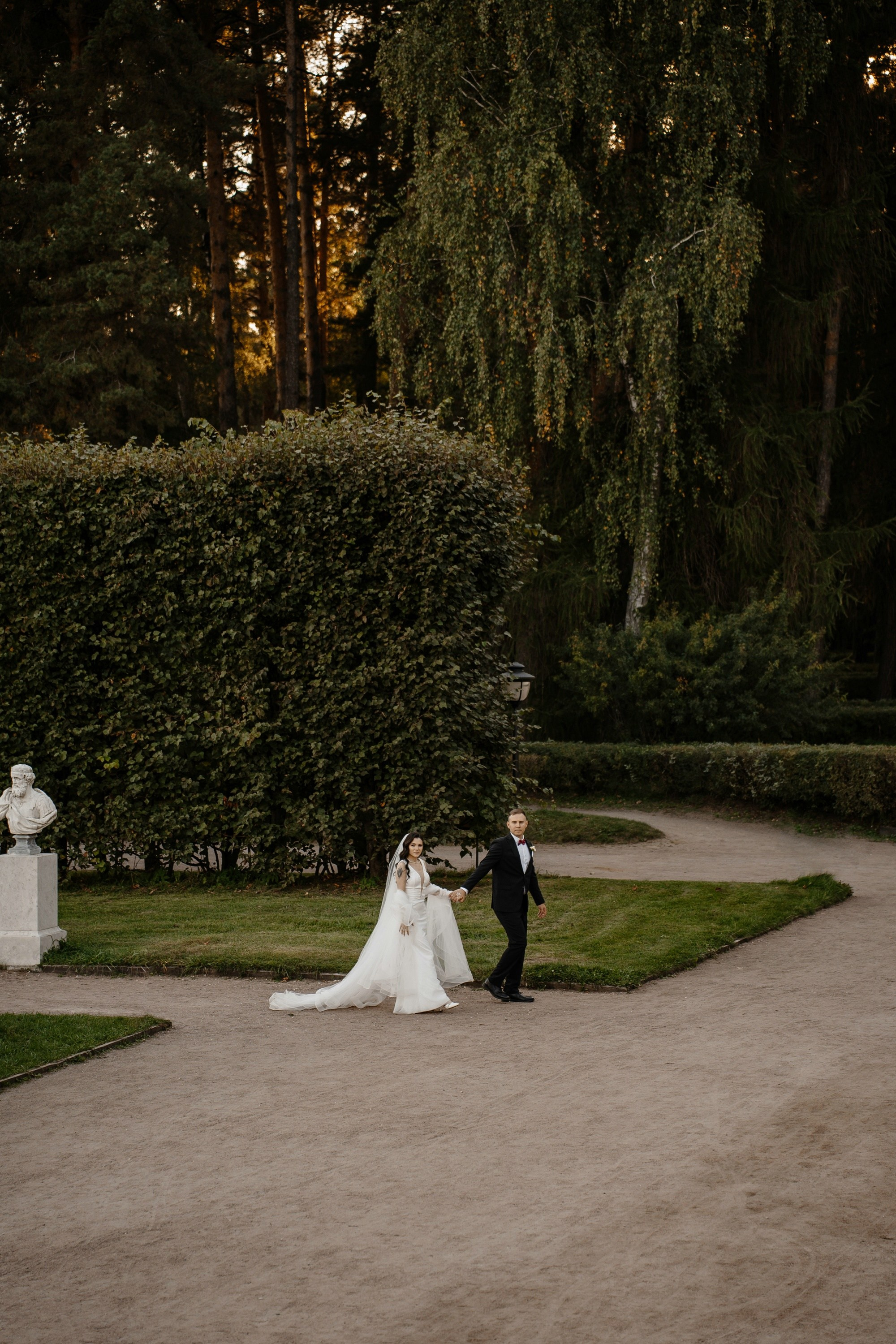 Свадьба в усадьбе Архангельское. Свадебный и семейный фотограф в Москве Светлана Зоткина