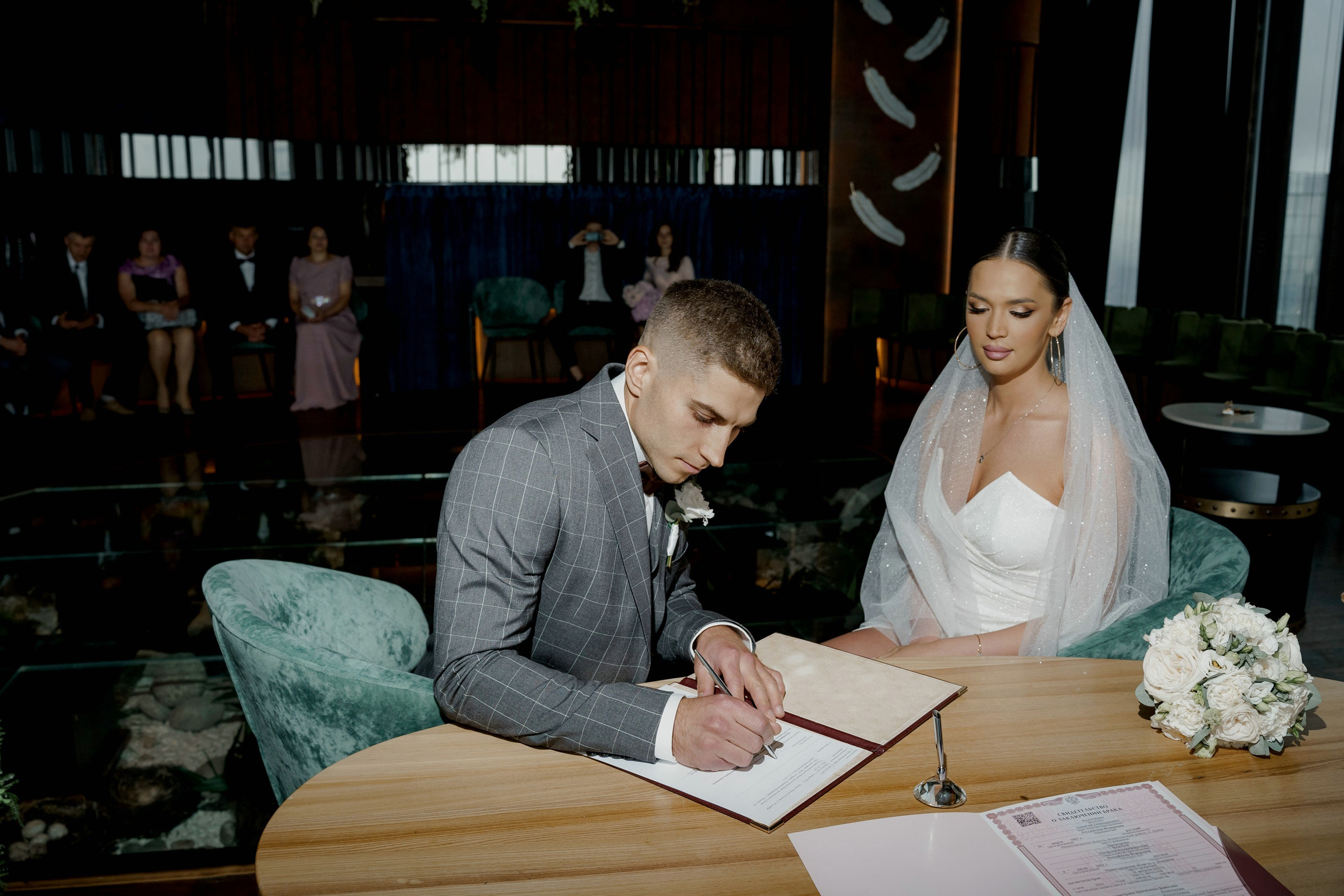 Роспись в ресторане Birds. Свадебный и семейный фотограф в Москве Светлана Зоткина