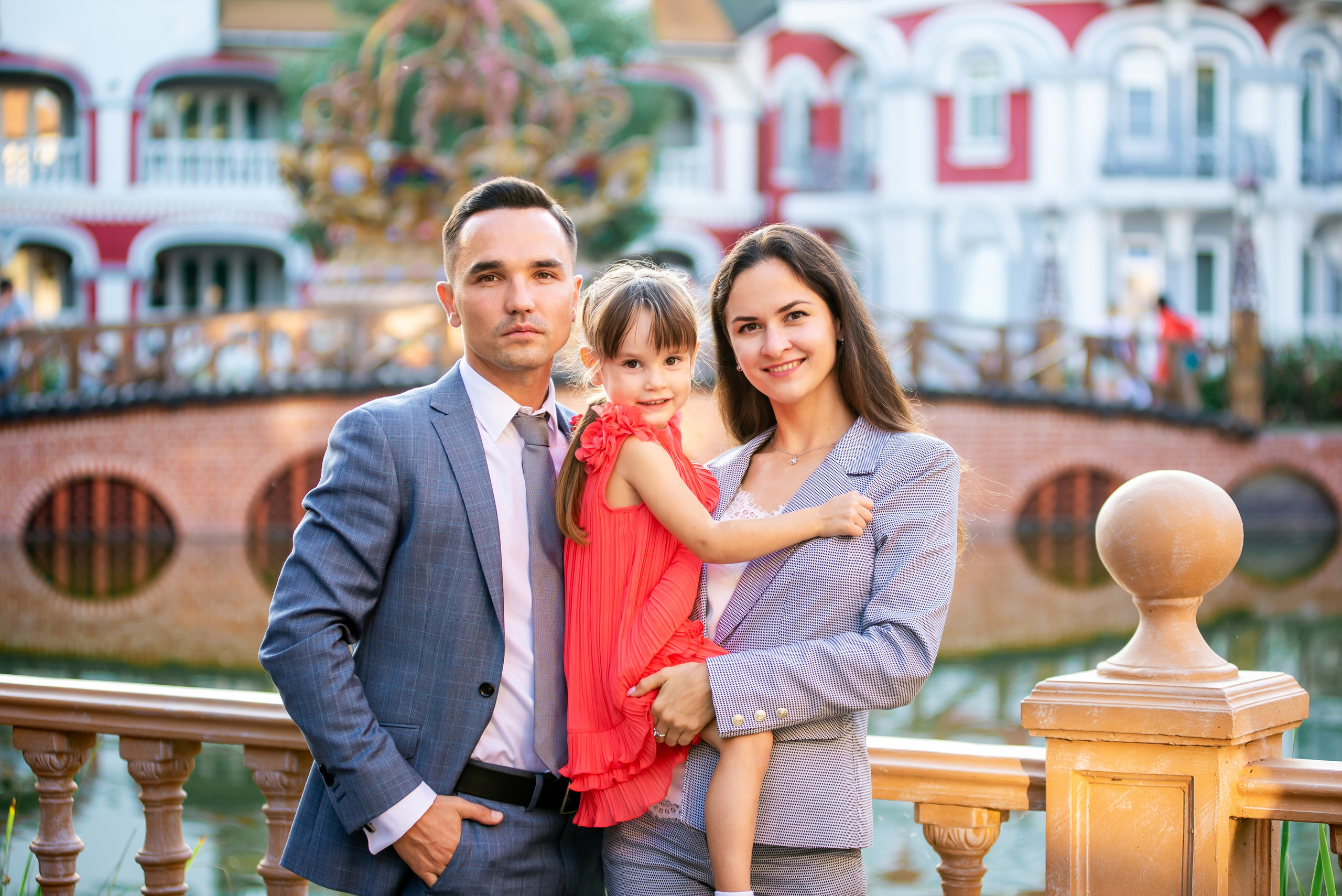 Денис, Алина и маленькая Вера. Свадебный фотограф в Рязани Вагнер Владимир