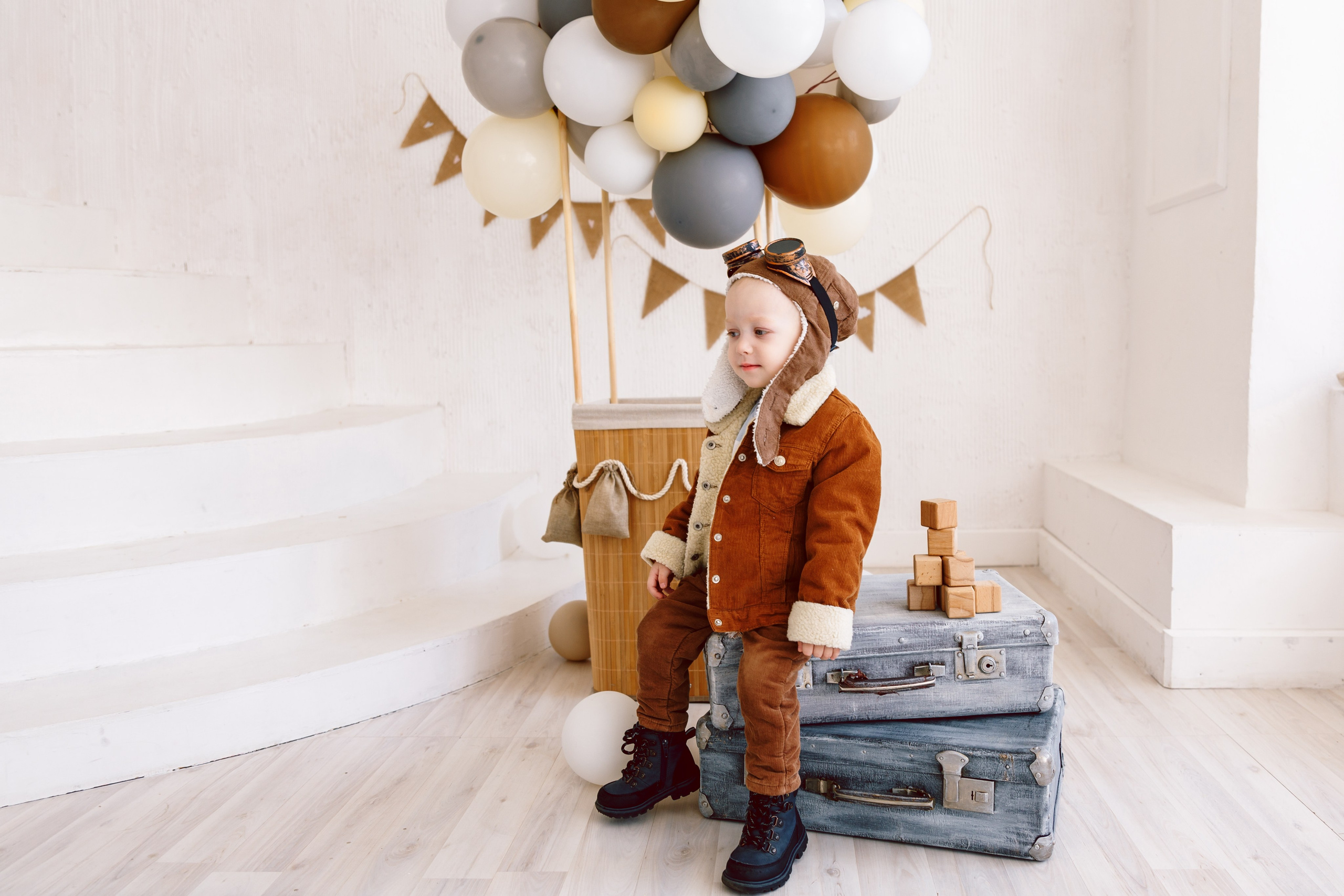 Фотодень «на воздушном шаре» № 1. Фотограф новорожденных Тверь Диана Муляева