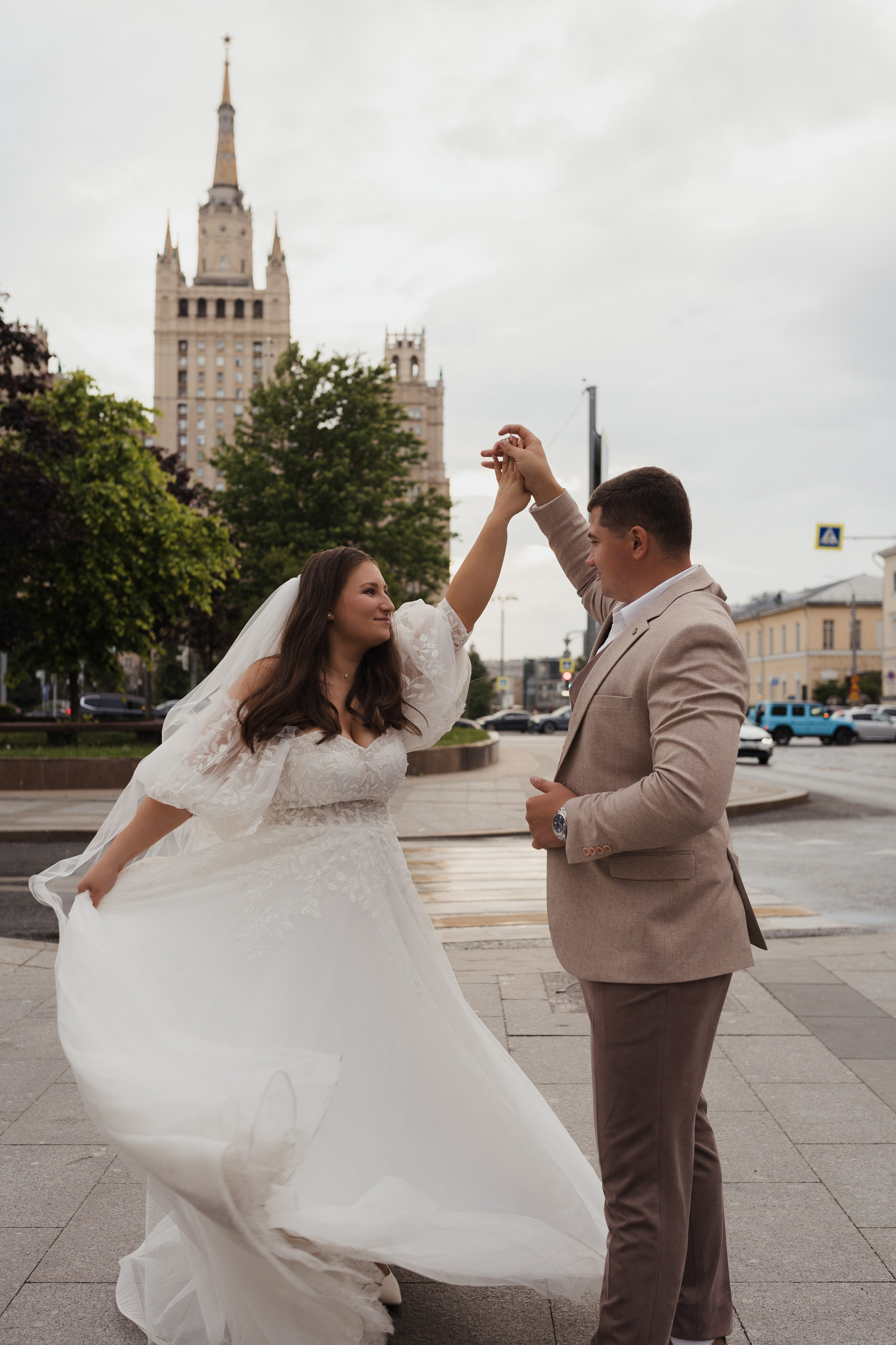 Свадебная фотосессия в Москве в Барвихе ЗАГС. Свадебный фотограф в Москве Анна Полушина