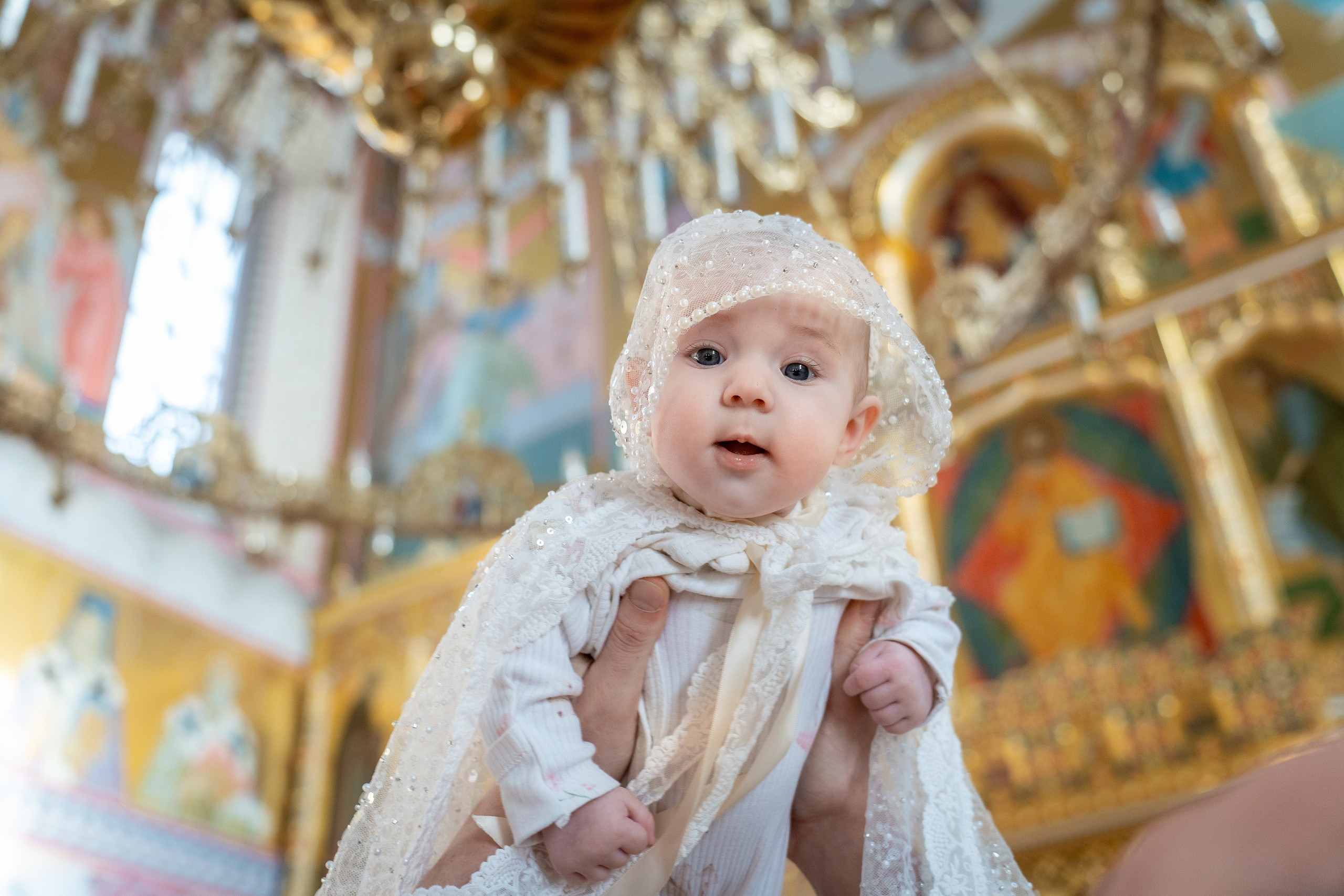 Таинство Крещения (постановочная съемка). Moscow_CPC
