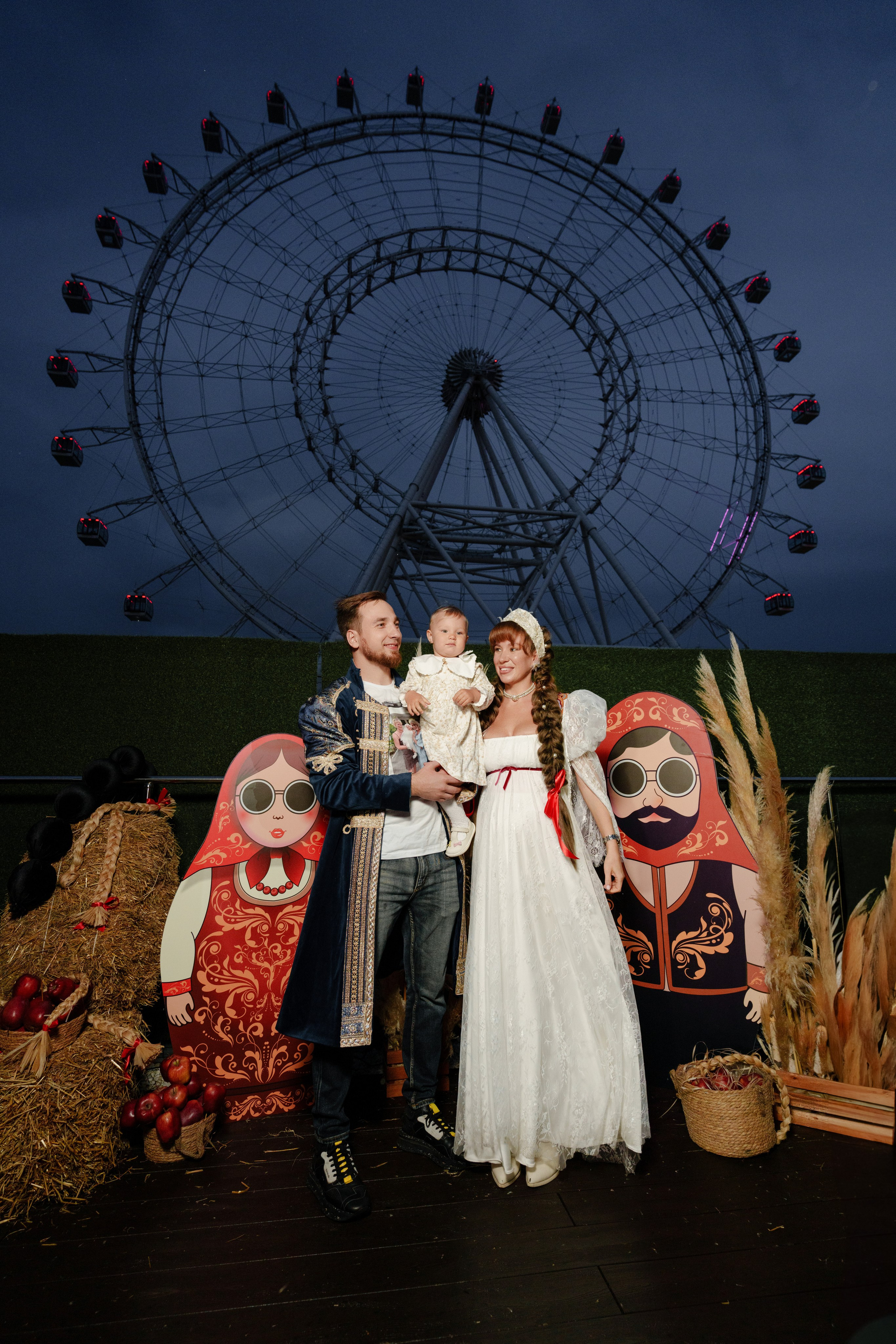 Репортажный фотограф на гендер пати в славянском стиле в Москве. Репортажный фотограф Москва Сергей Дружинин