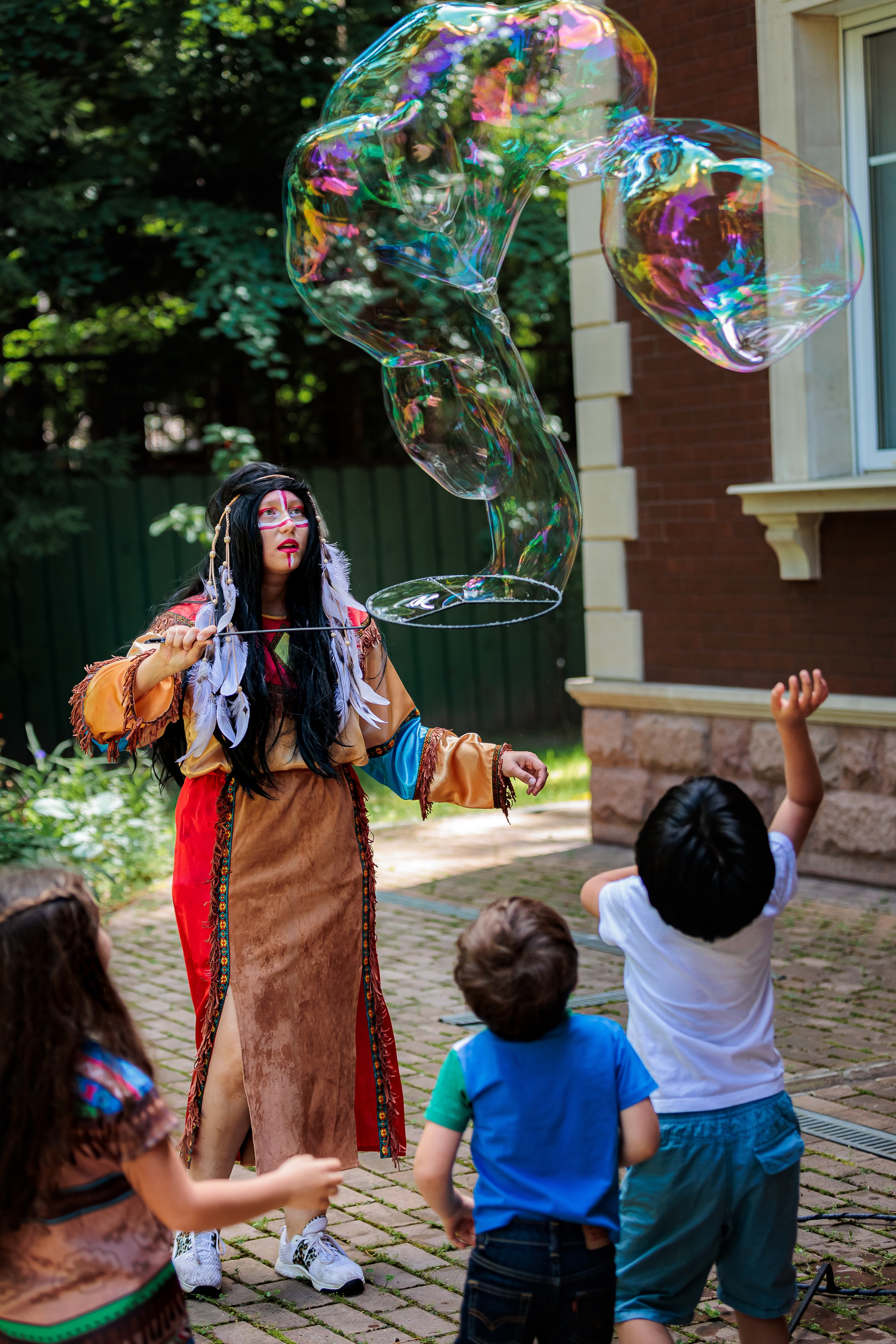 День рождения Леона «Индейцы». Семейный и детский фотограф Комина Елена, Власиха, Одинцово