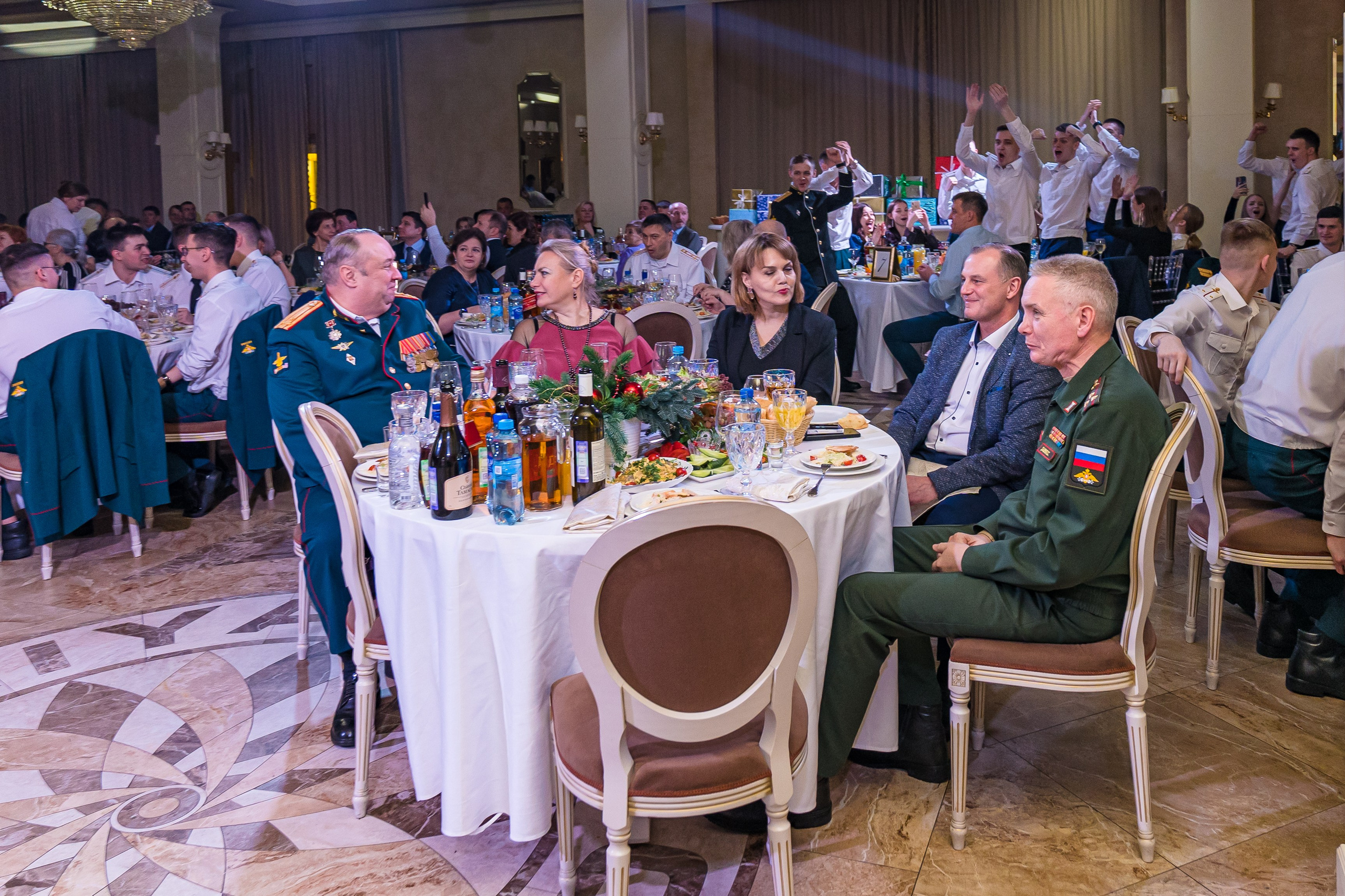 Фотосъемка выпуска военной академии и вручение дипломов