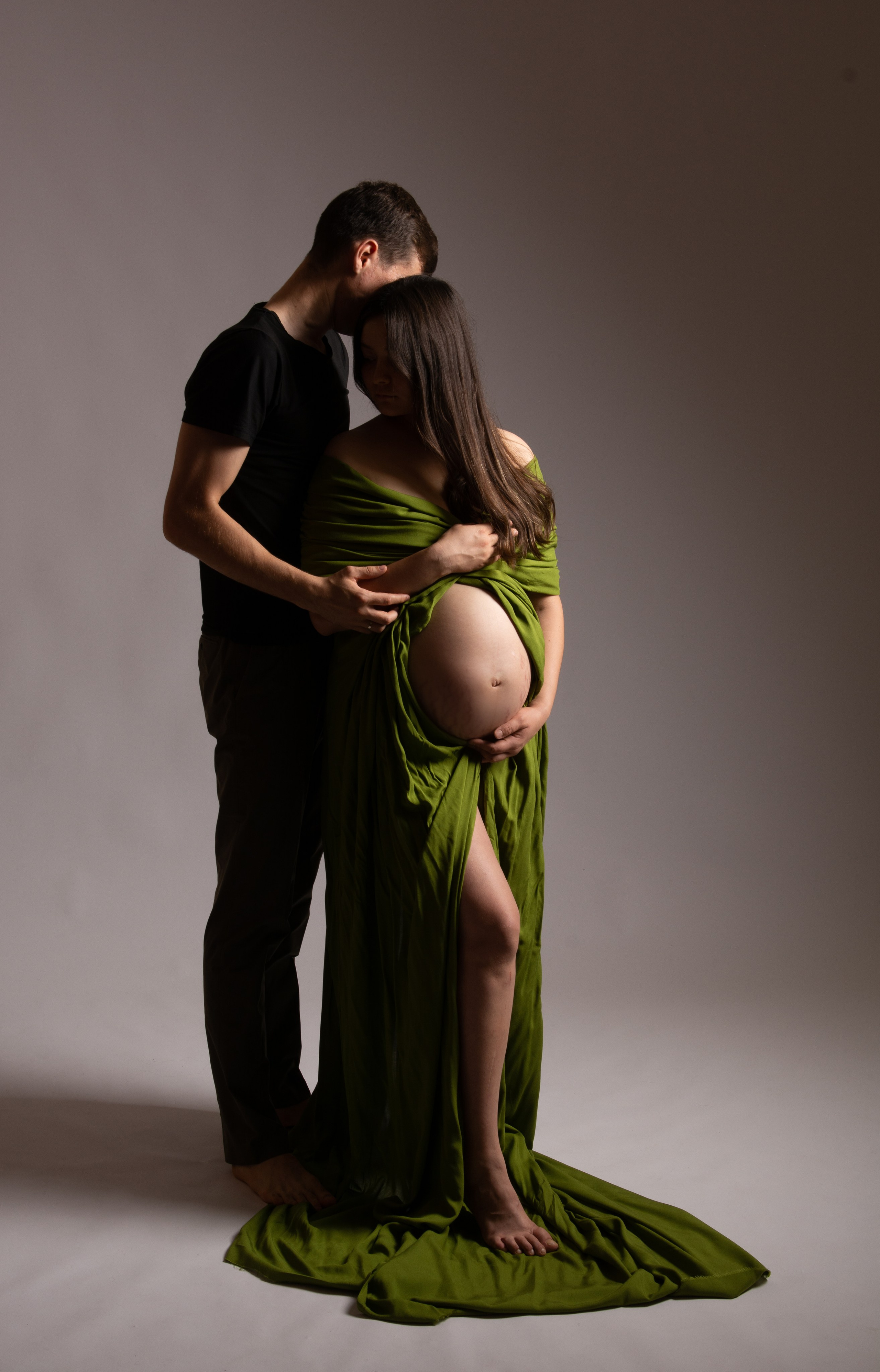 С супругом в минимализме. Фотосессия беременности — Крылова Натали — Москва