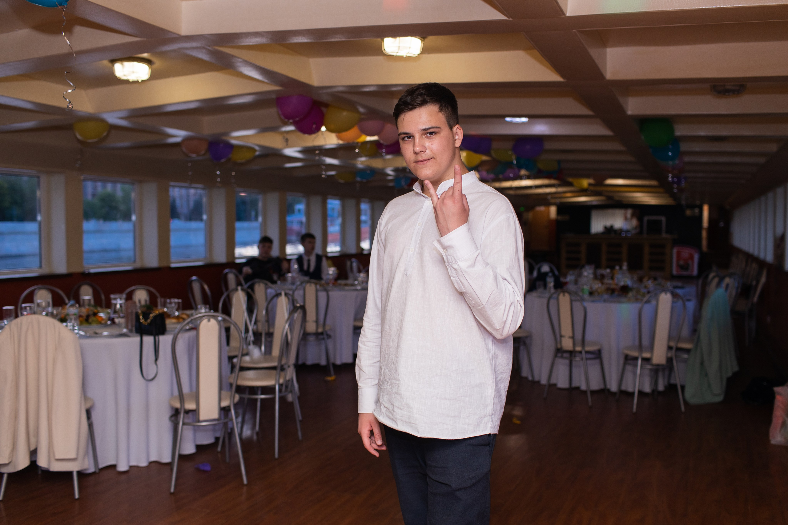 Выпускной на теплоходе Ривьера. Фотограф в Москве Десятова Ксения