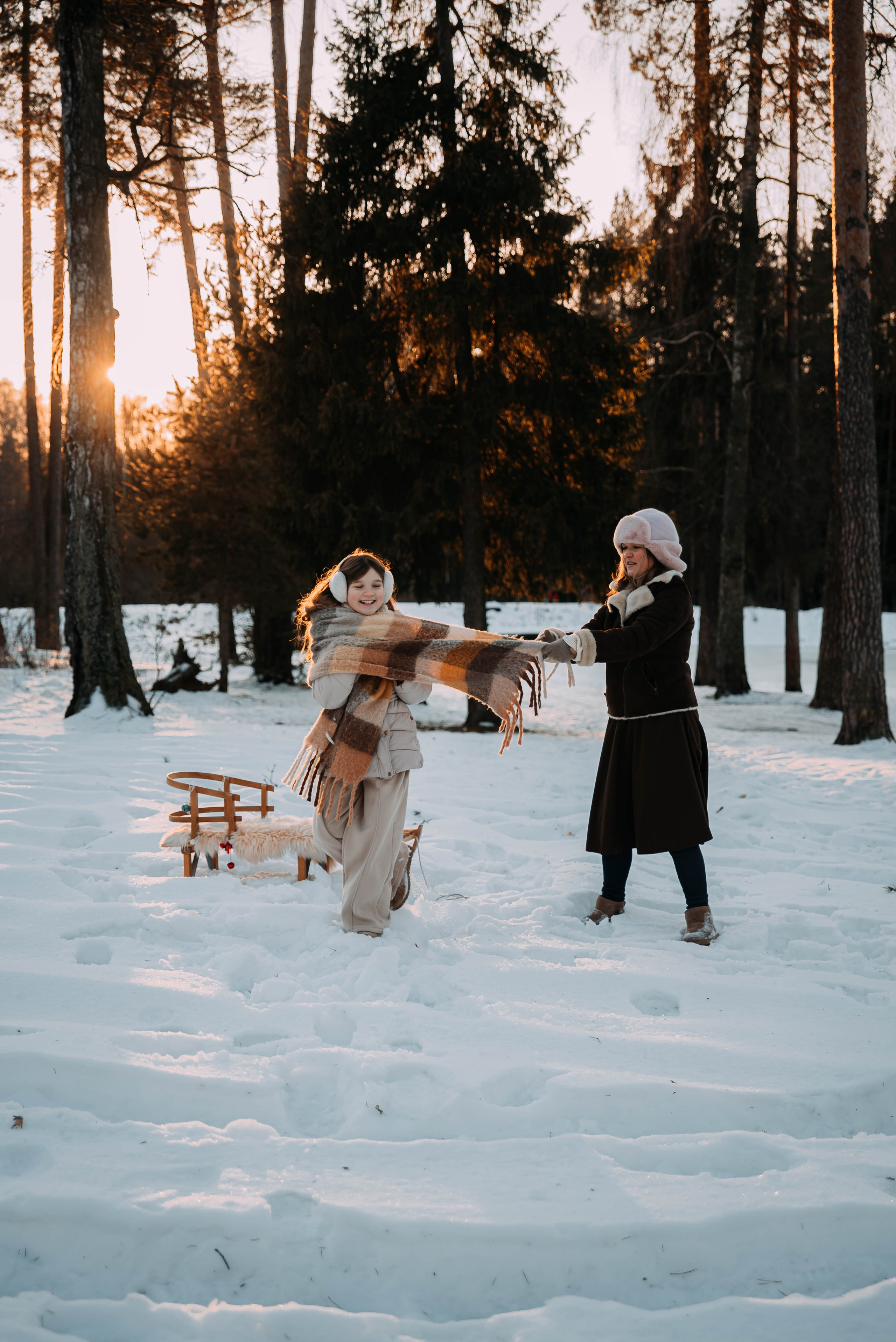 Зима. Леся Власова. Семейный Lifestyle фотограф в Москве