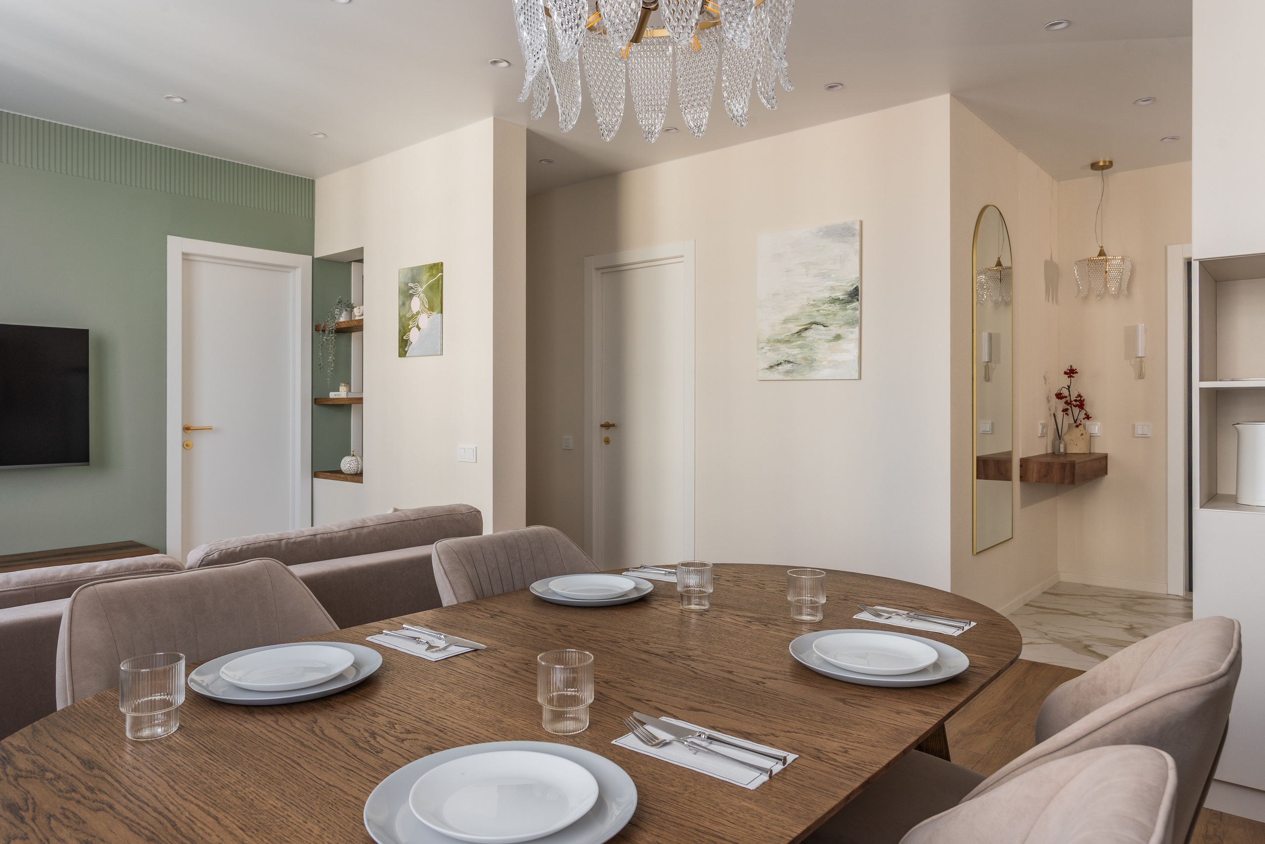 Дизайн-проект квартиры в Долгопрудном. Интерьерный фотограф Александра Солдатова