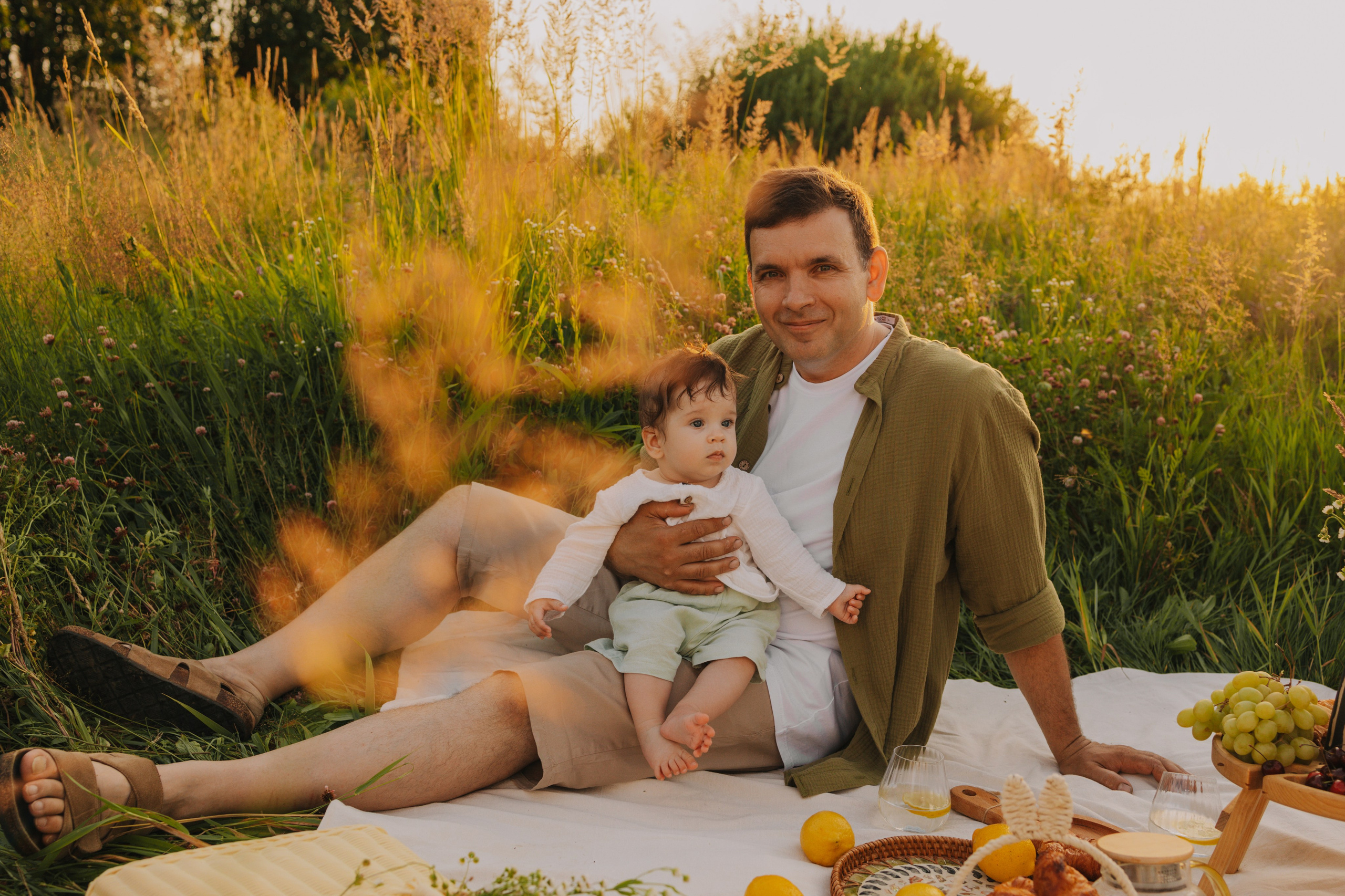 Семейный Пикник: Летняя Съемка