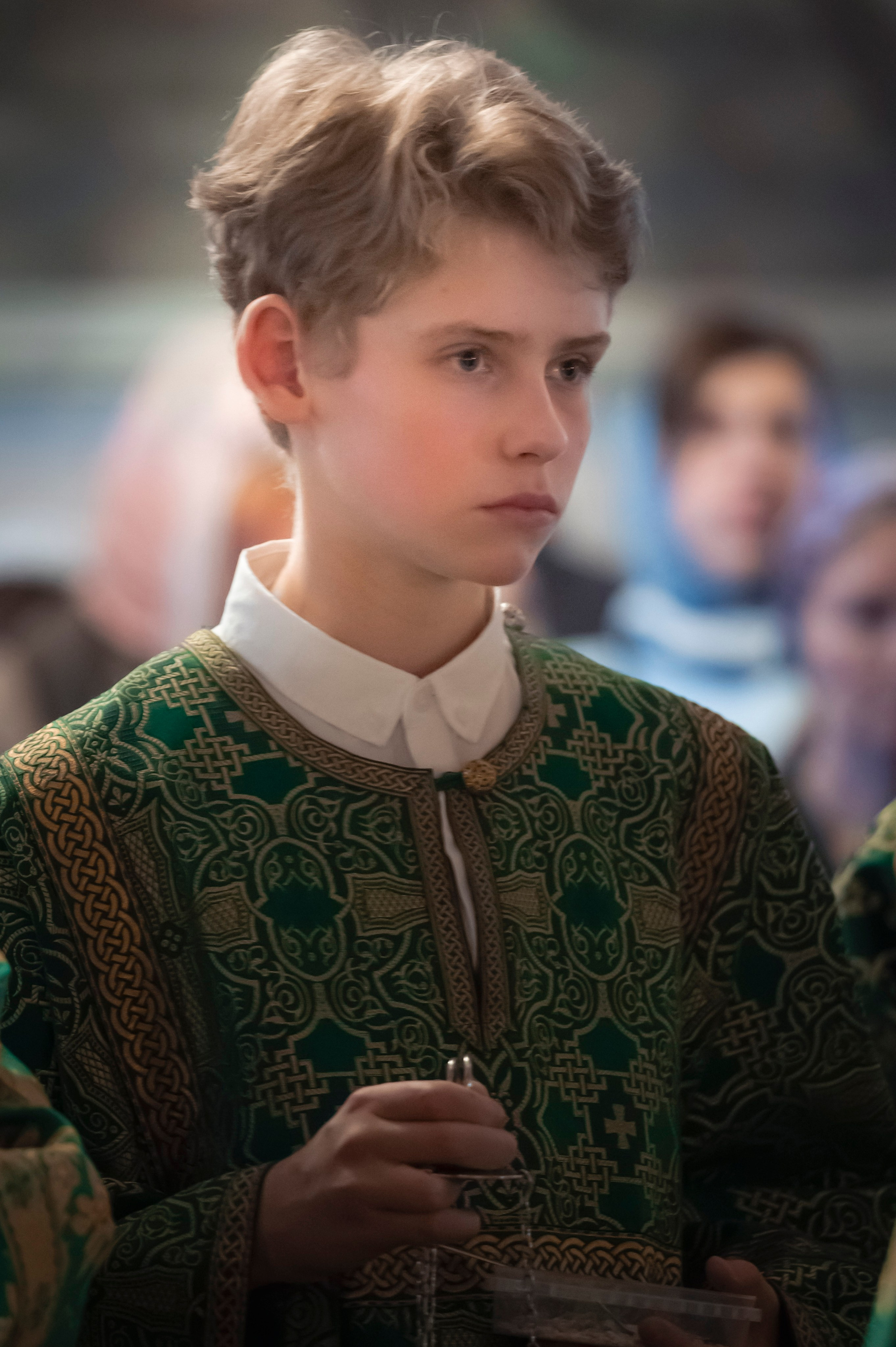 Богородский Храм. Всенощное бдение. Освящение верб. Антон и Татьяна Денисенко — В храме