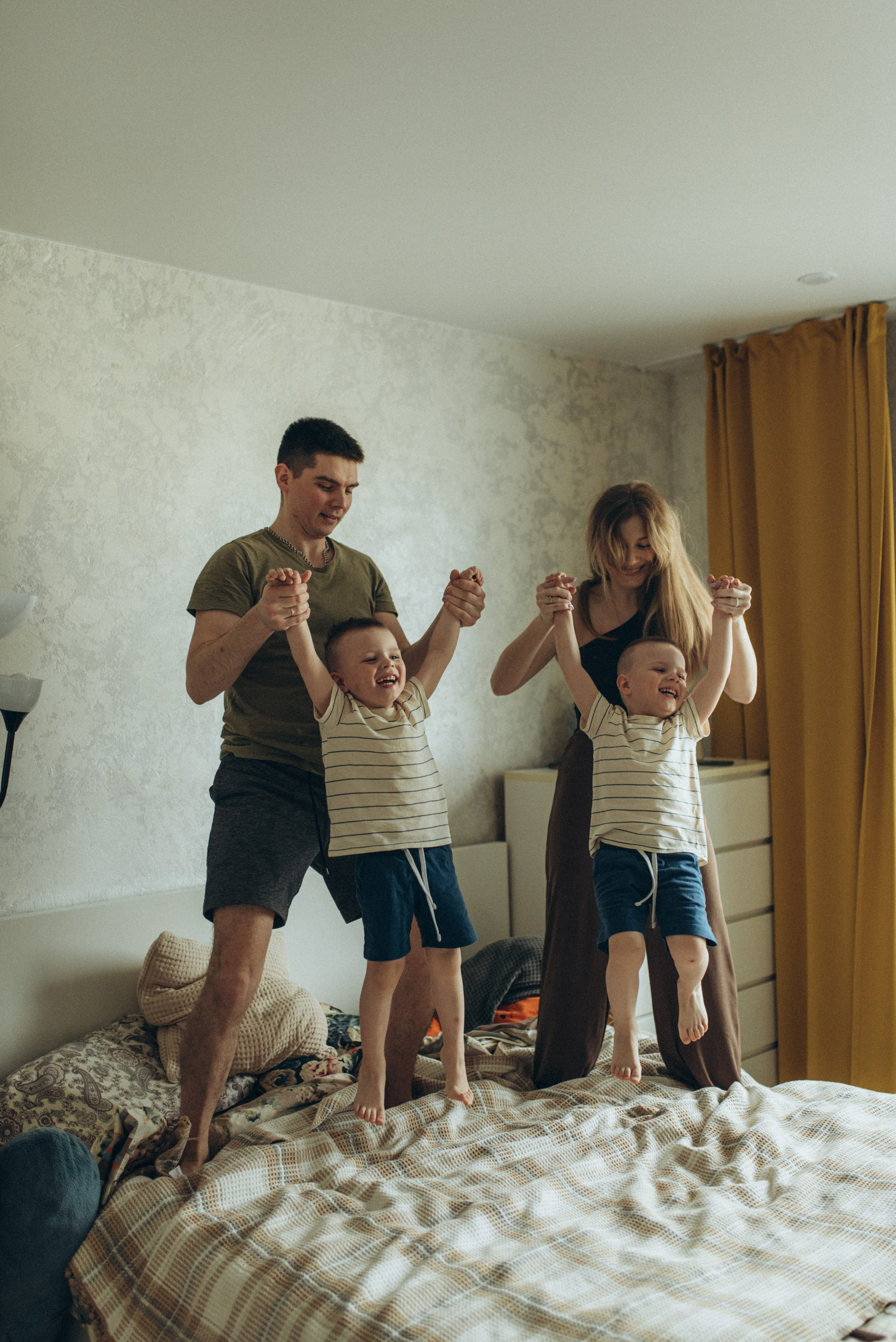 Веселая домашняя съемка. Семейный фотограф в Москве Екатерина Север