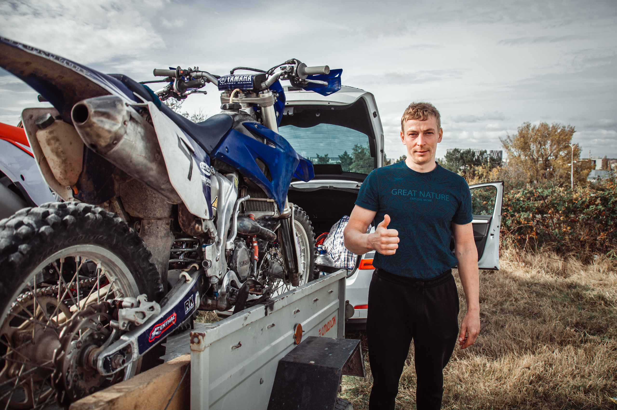 Соревнования по мотокроссу в Симферополе, октябрь 2022. Репортажный фотограф в Симферополе Зареев Иван