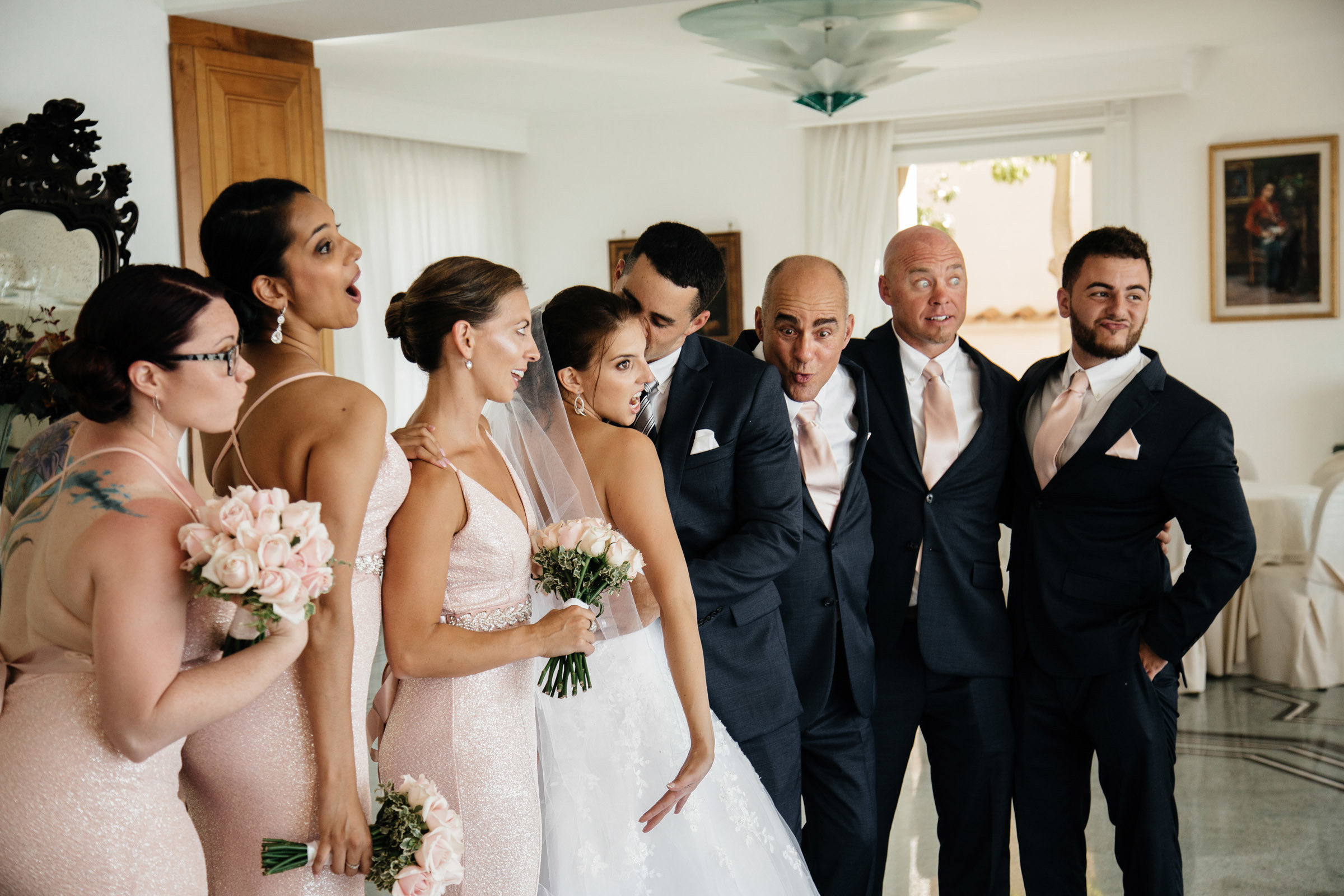 Wedding in Italy, in the romantic city of Sorrento. Worldwide Wedding Photography Demskoy Studio