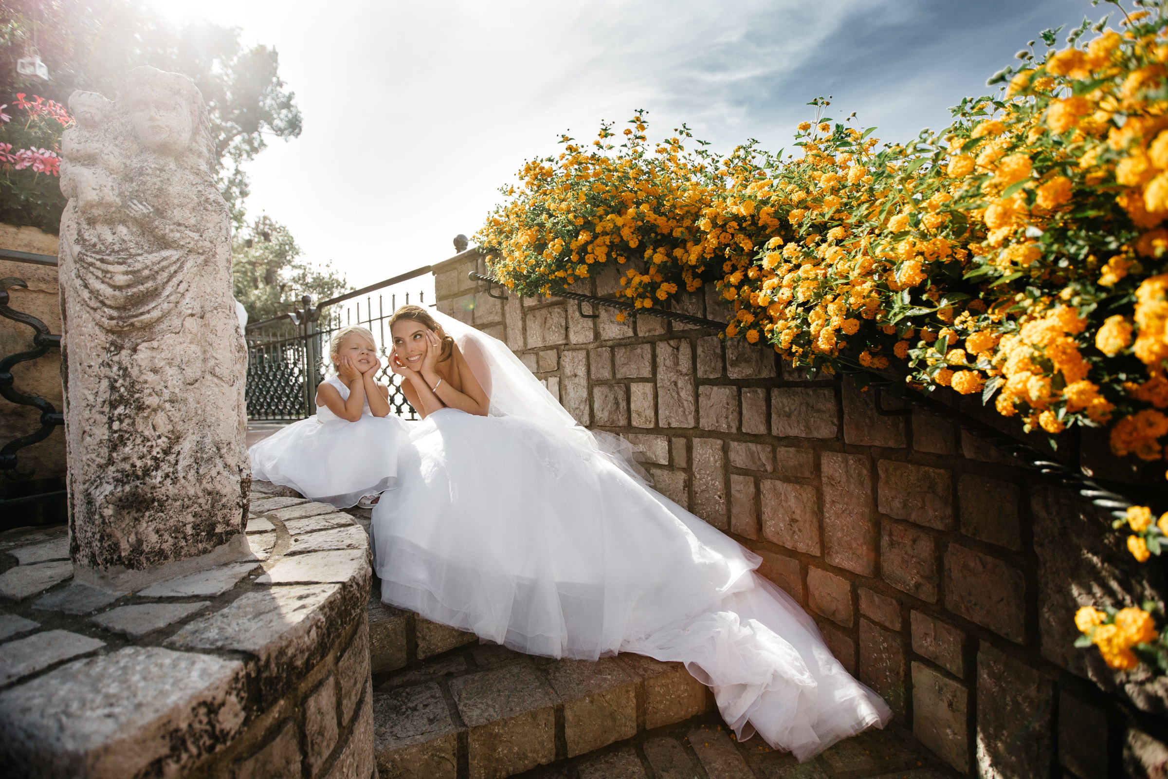 Wedding in Italy, in the romantic city of Sorrento. Worldwide Wedding Photography Demskoy Studio