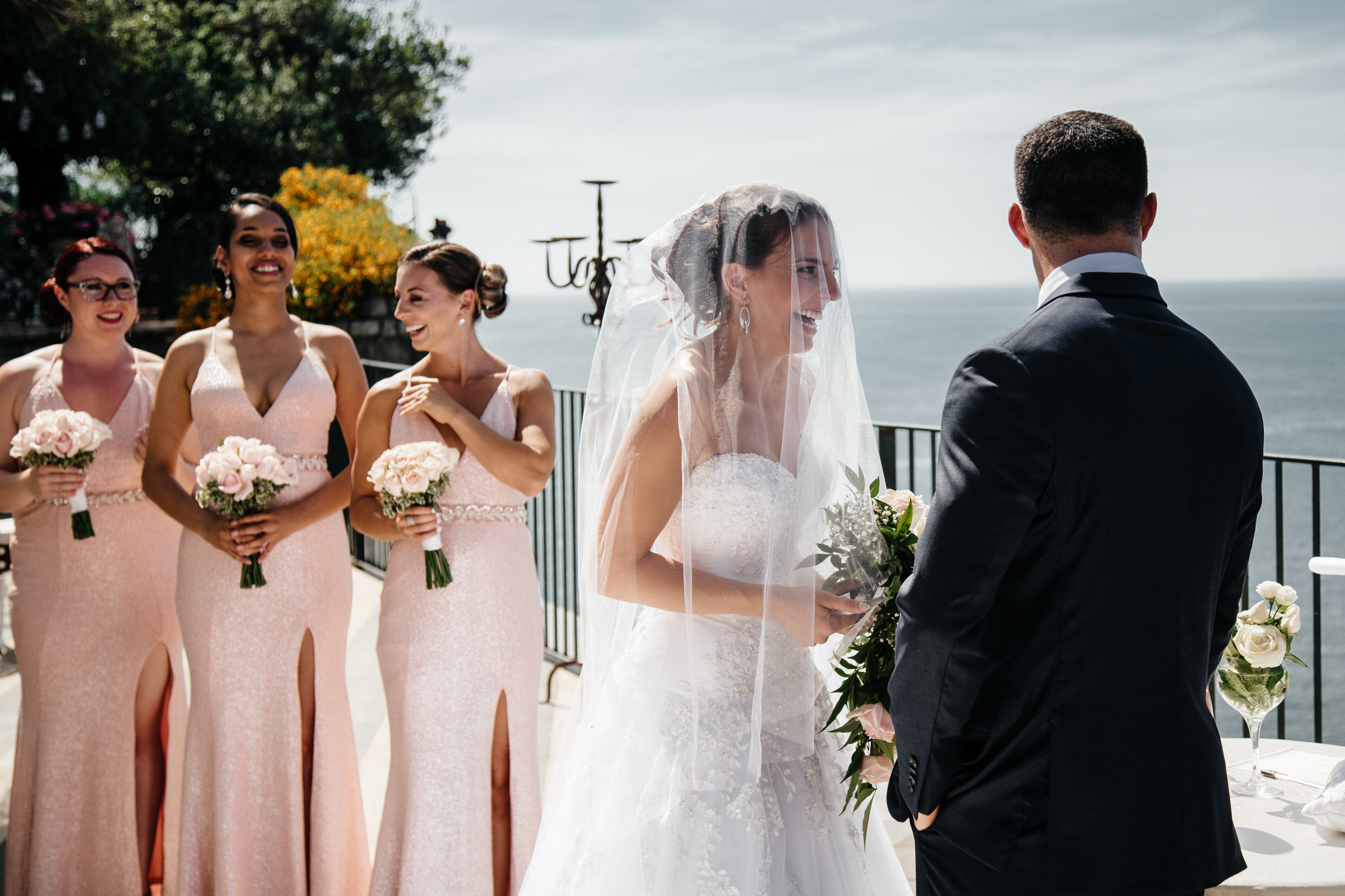 Wedding in Italy, in the romantic city of Sorrento. Worldwide Wedding Photography Demskoy Studio