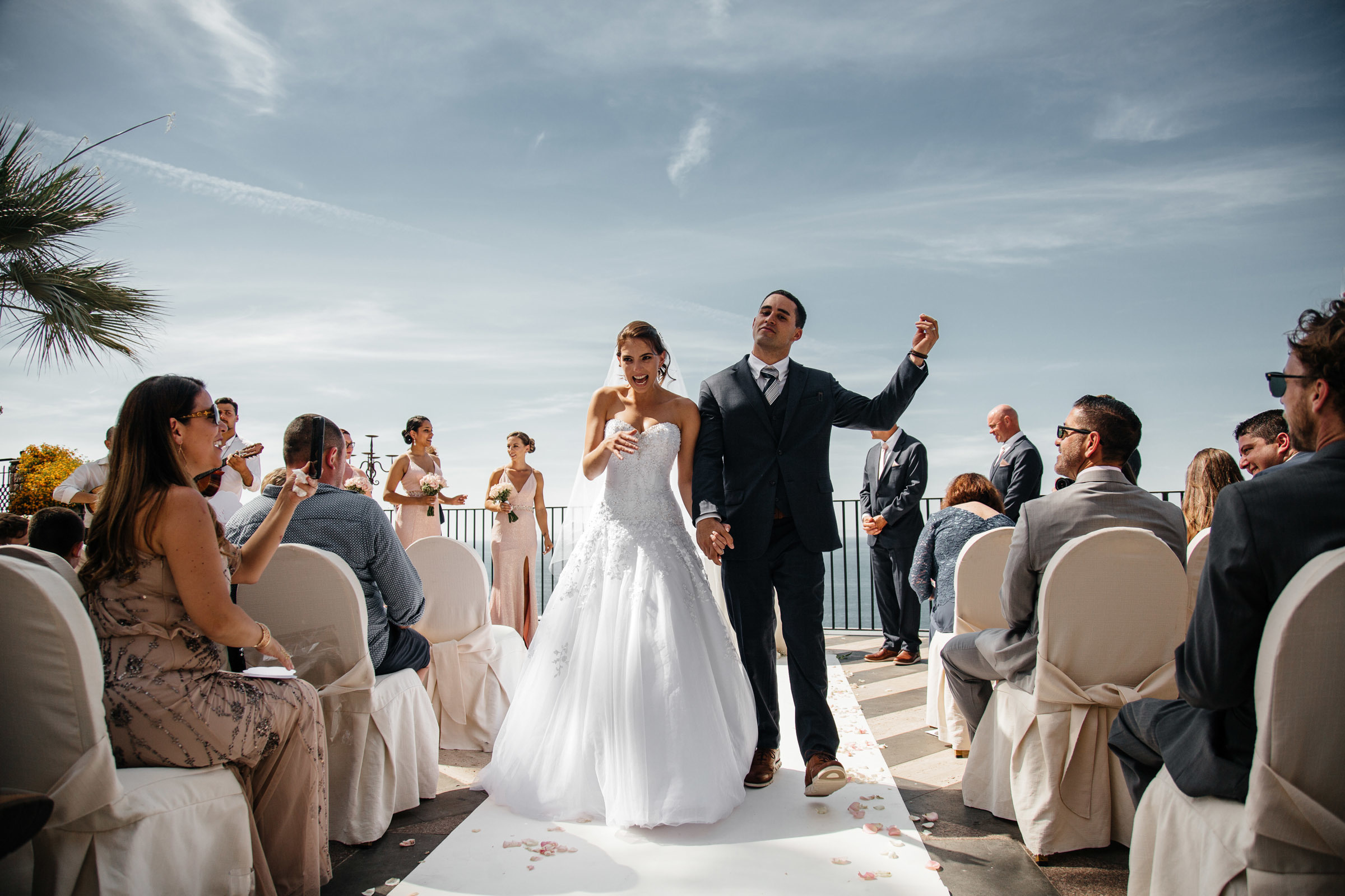 Wedding in Italy, in the romantic city of Sorrento. Worldwide Wedding Photography Demskoy Studio