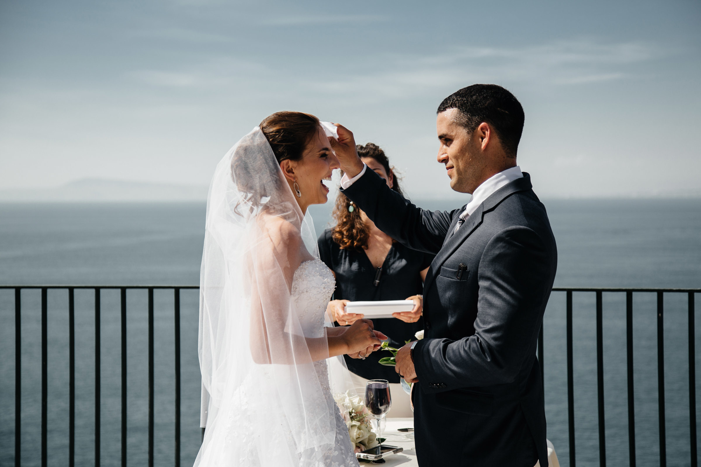 Wedding in Italy, in the romantic city of Sorrento. Worldwide Wedding Photography Demskoy Studio