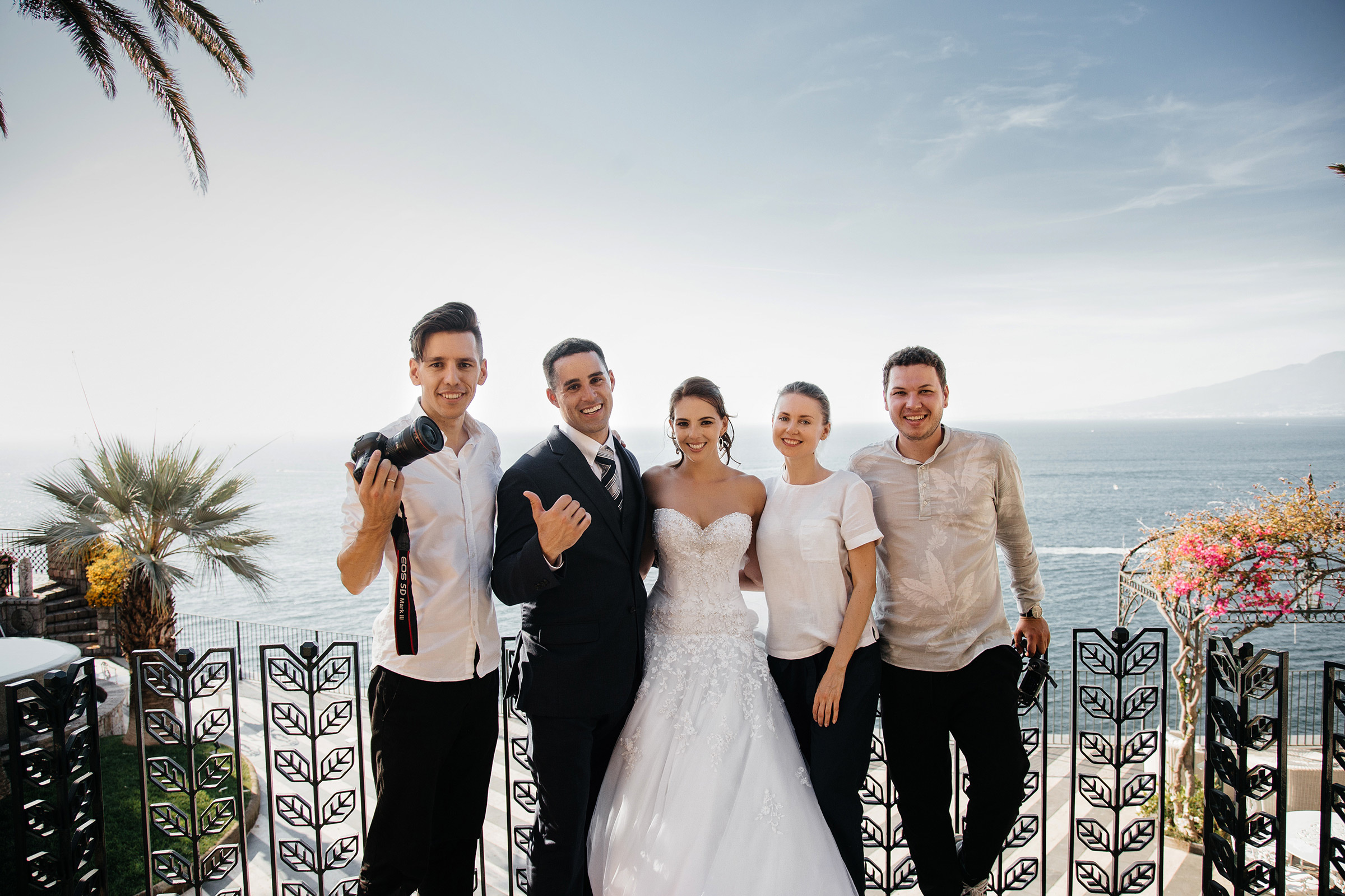 Wedding in Italy, in the romantic city of Sorrento. Worldwide Wedding Photography Demskoy Studio