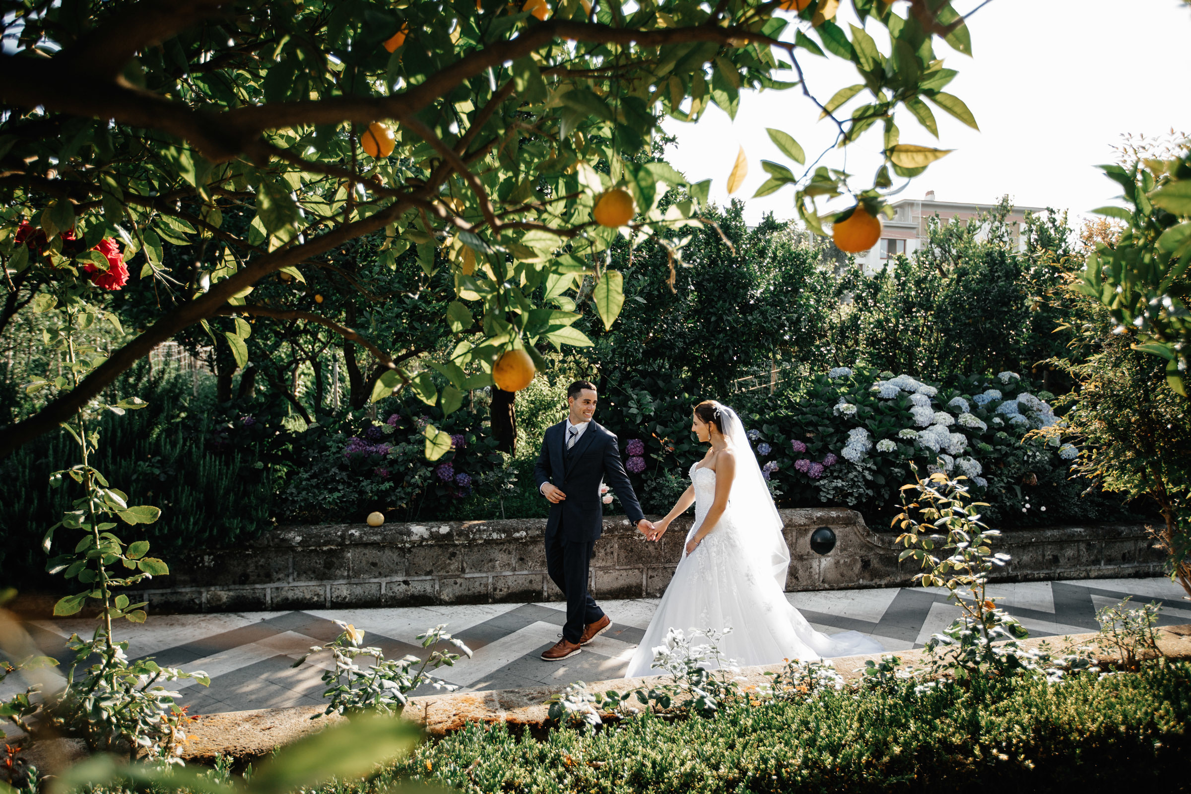 Wedding in Italy, in the romantic city of Sorrento. Worldwide Wedding Photography Demskoy Studio
