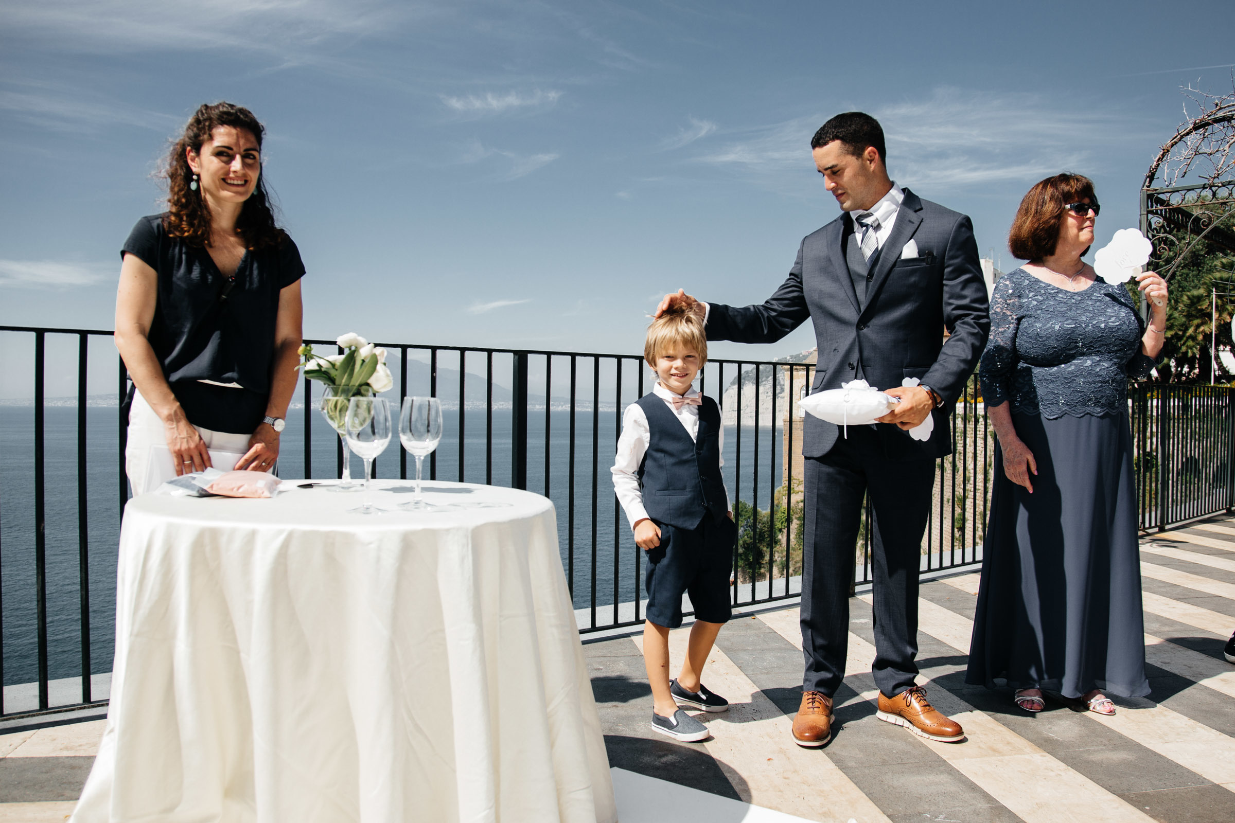Wedding in Italy, in the romantic city of Sorrento. Worldwide Wedding Photography Demskoy Studio