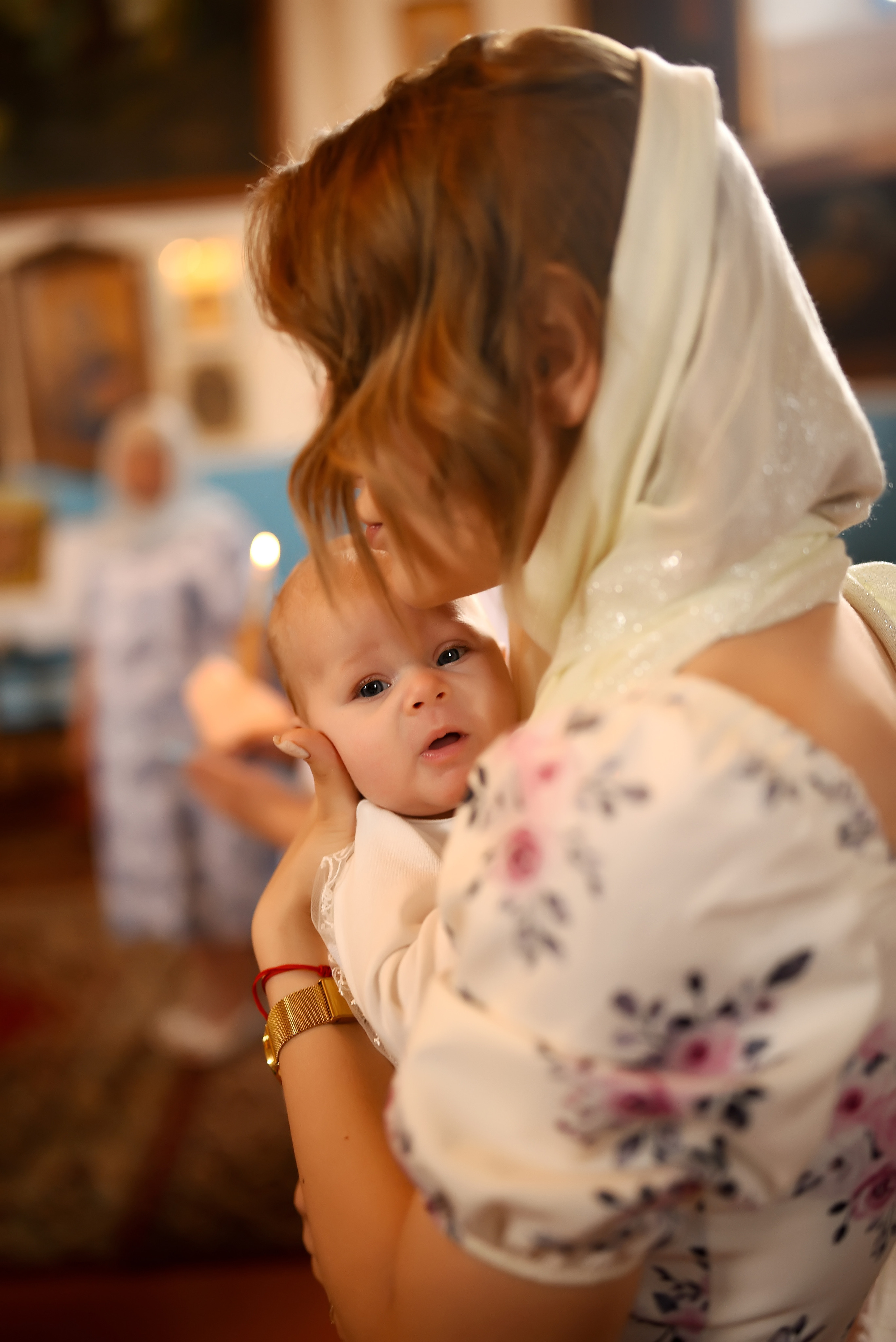 Крещение. Семейный и детский фотограф в Слониме Беларусь Вероника Грипич